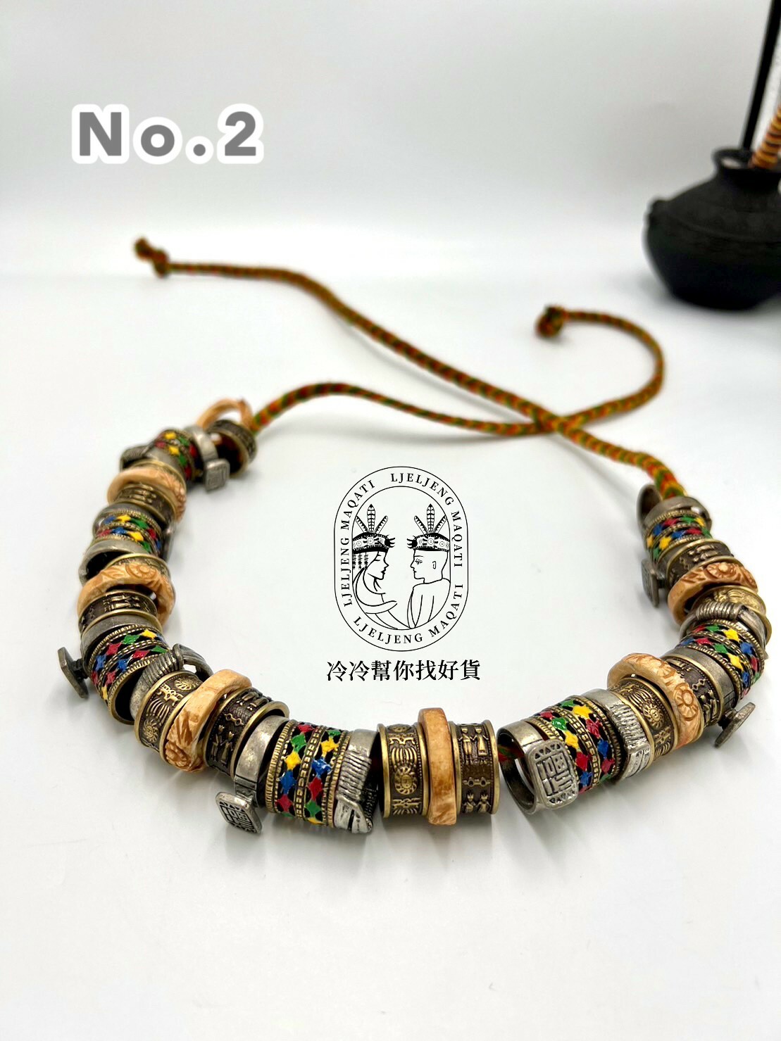 F-串-No.2古銅戒指總長40共42枚