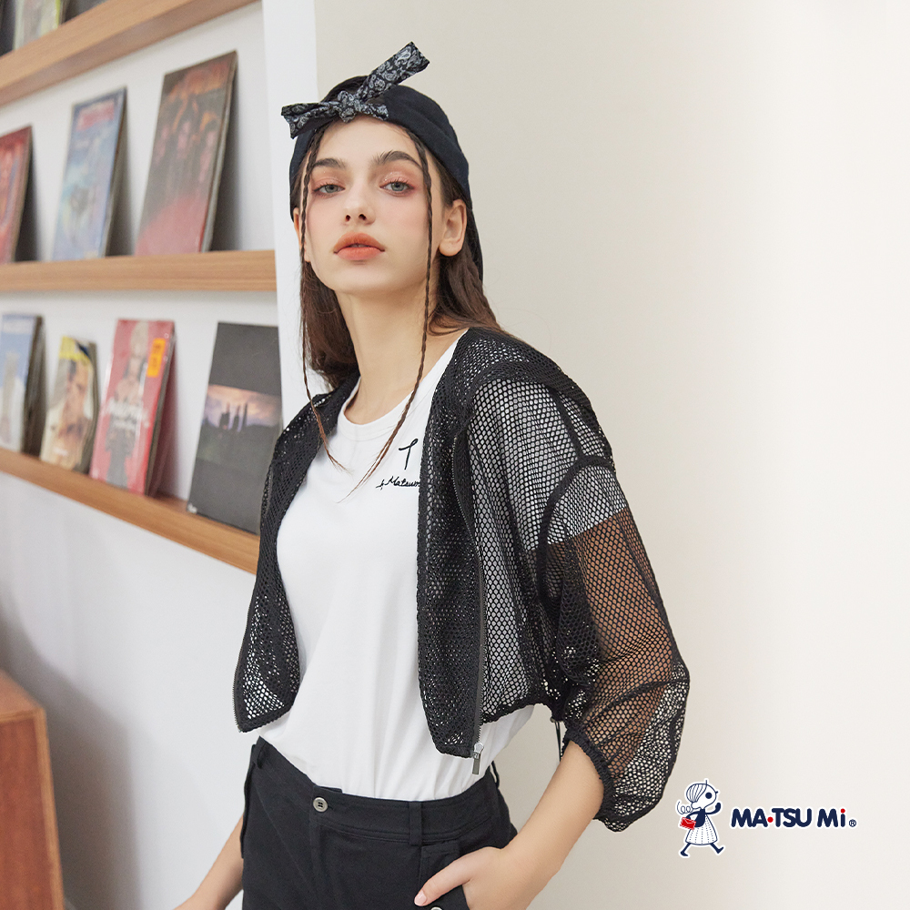 MA‧TSU Mi 簡約百搭品牌LOGOT恤(白.黑)