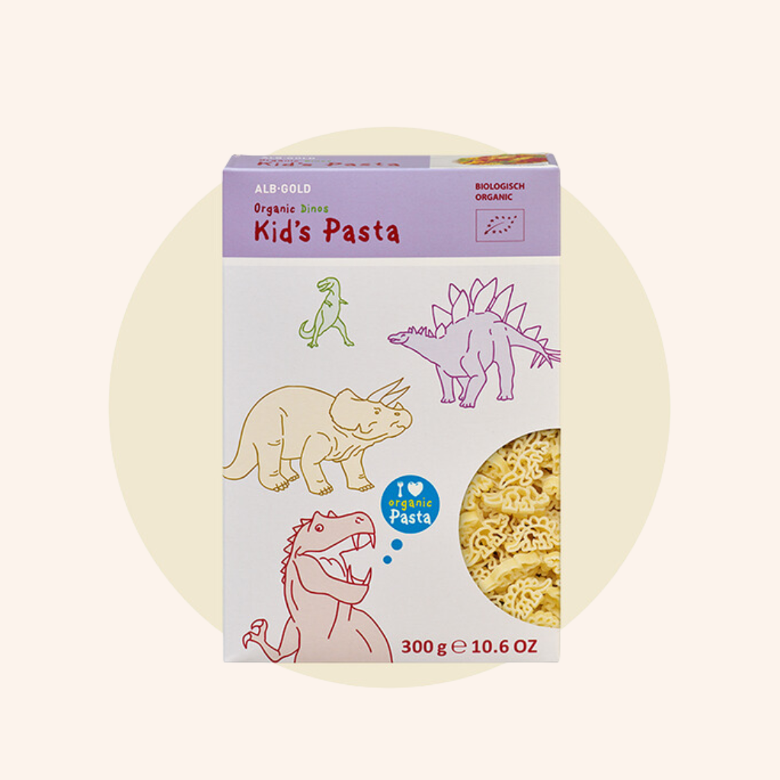 ALB-GOLD - 有機幼兒恐龍造型意粉 (300g) (93201)