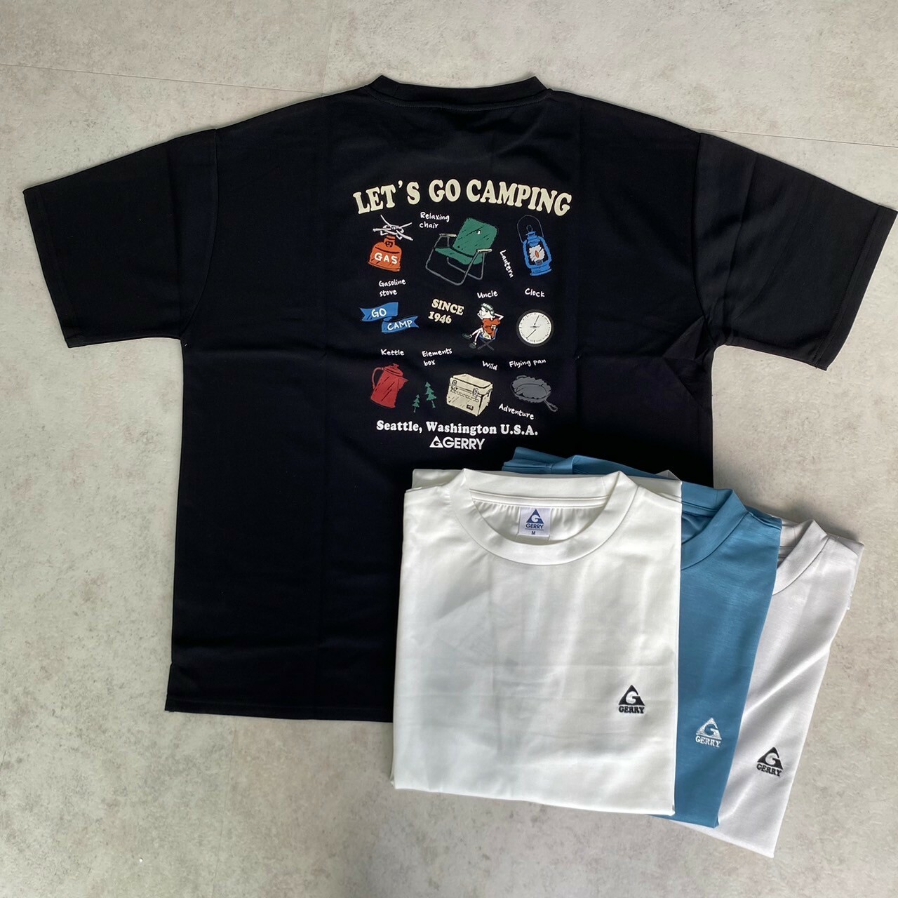 Gerry 美式素描多小圖短Tee GE24SU02