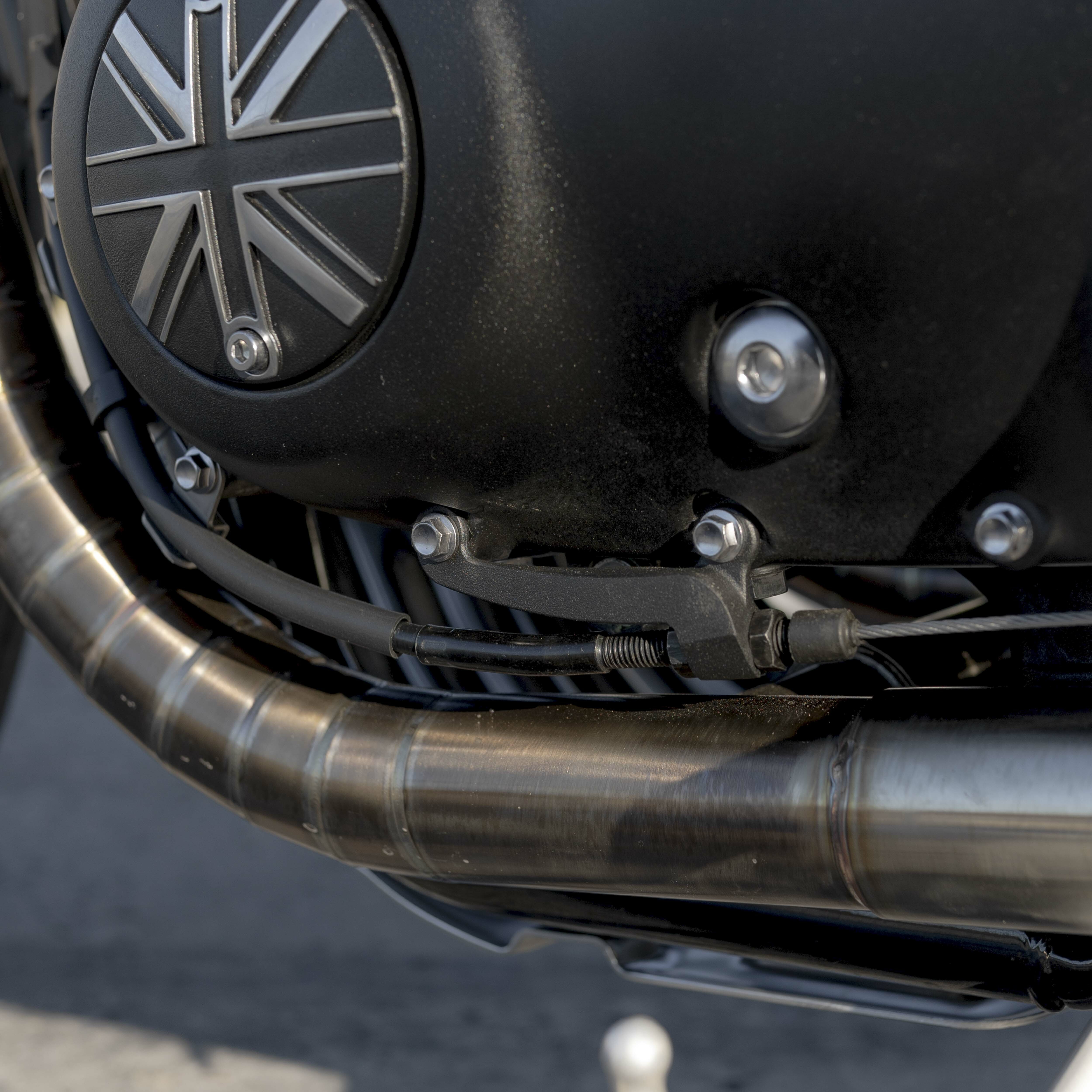 Motone 水冷凱旋專用 離合器線 拉索 支架 黑