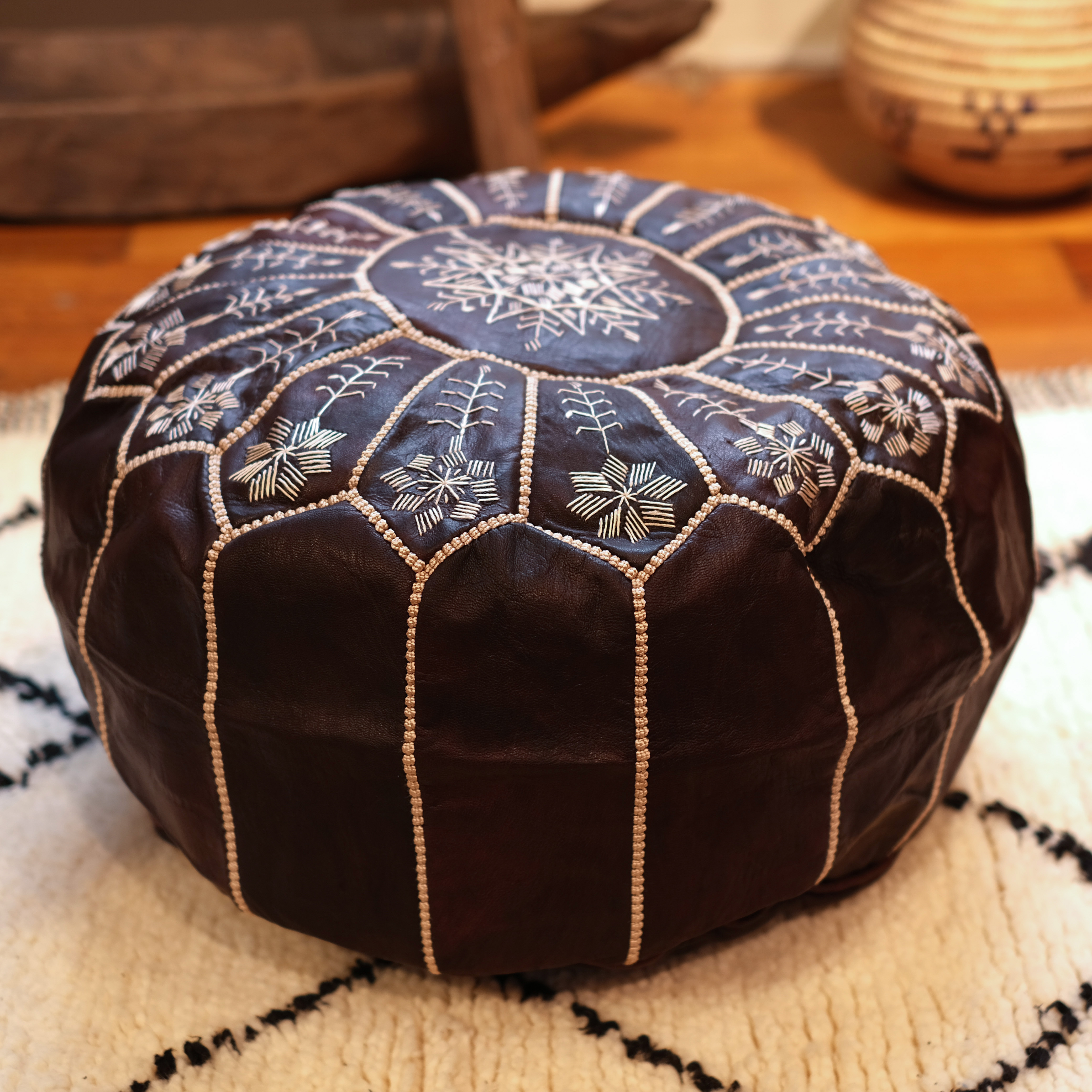 手工羊革椅套｜Cherifa｜摩洛哥