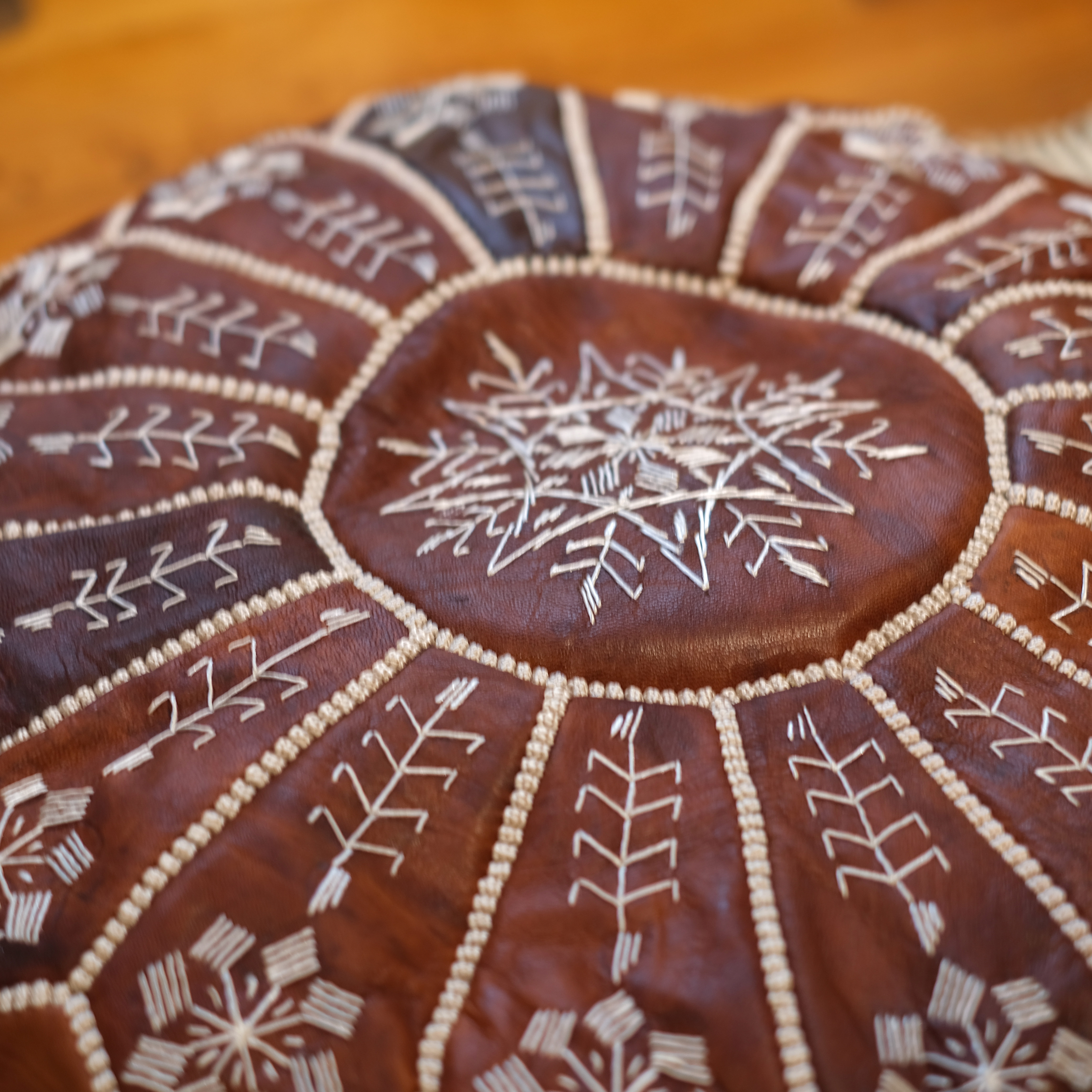 手工羊革椅套｜Zahidah｜摩洛哥