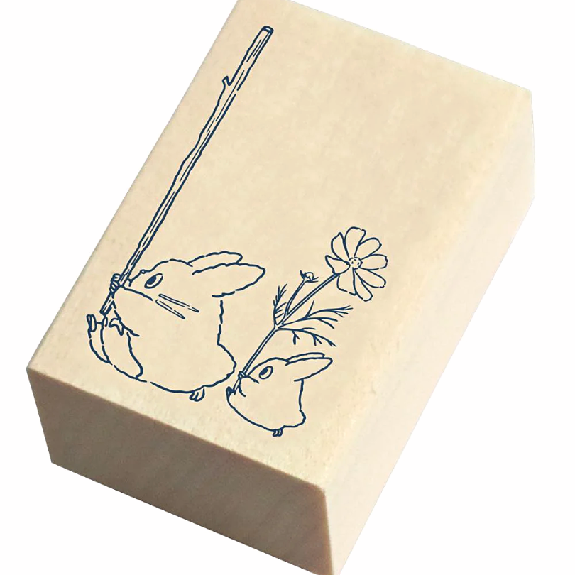 Beverly x Ghibli Stamp－Middle and Small Totoro (Japanese Stationery Brand)