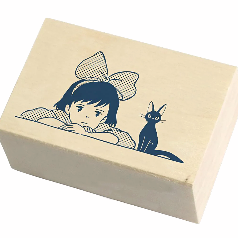 Beverly x Ghibli Stamp－Kiki and Jiji (Japanese Stationery Brand)