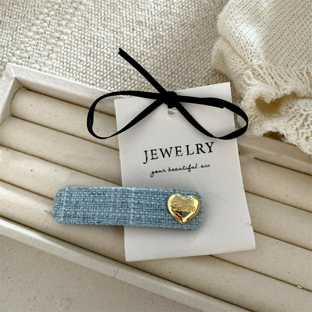 C34愛心金標壓夾（單支）