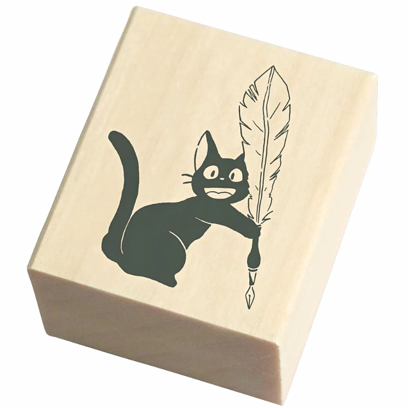 Beverly x Ghibli Stamp－Jiji and Fountain Pen (Japanese Stationery Brand)