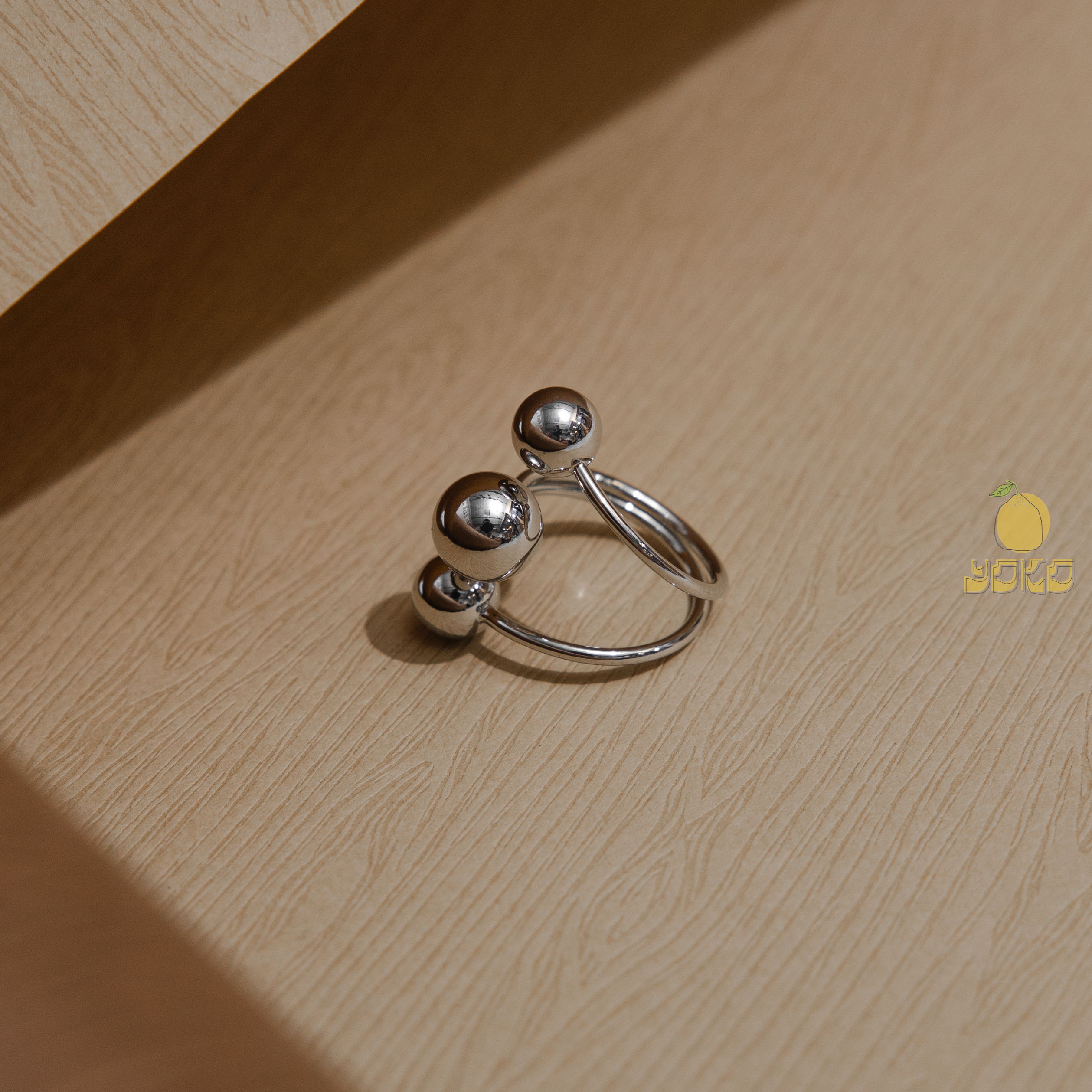 YOKO - 三球體戒