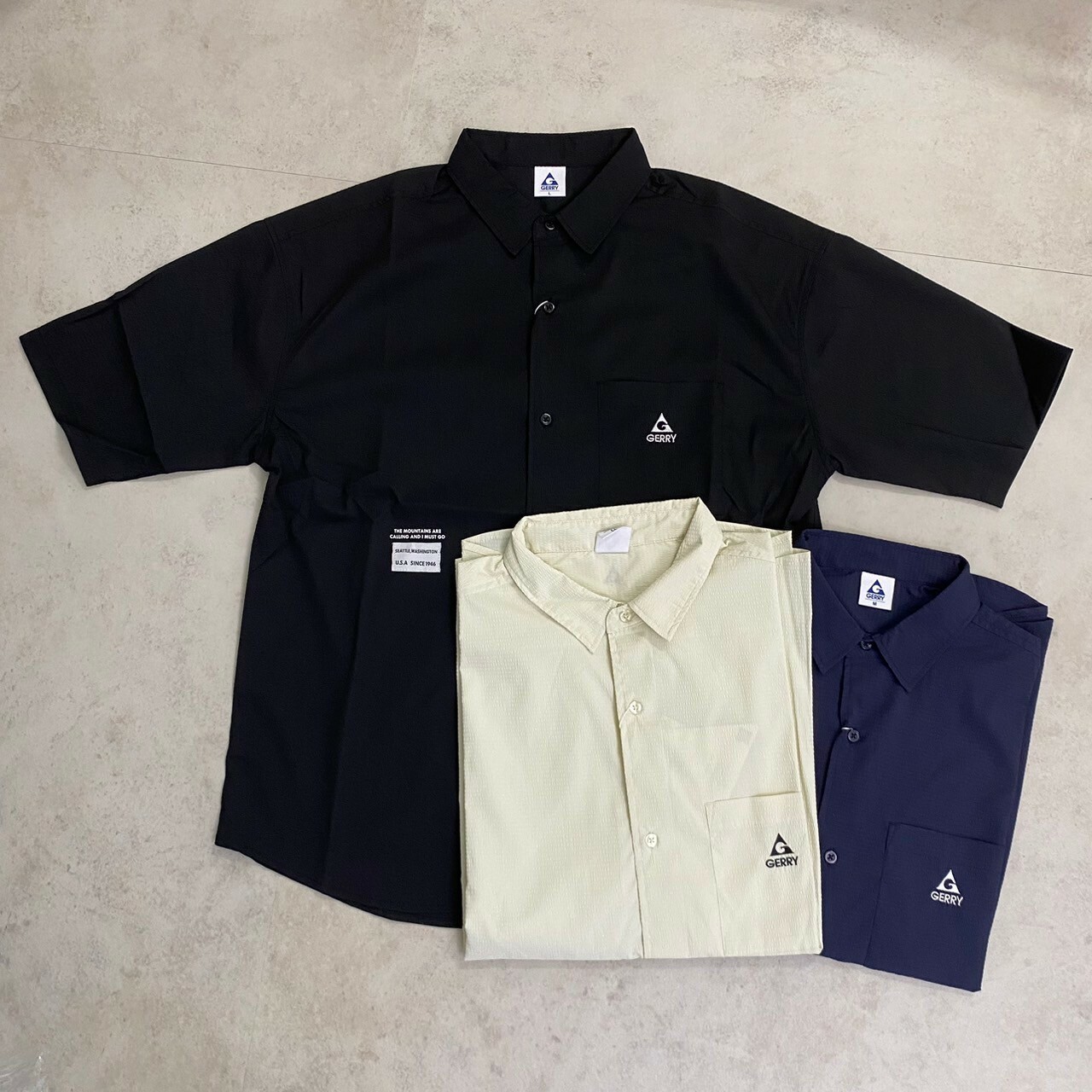 Gerry 工裝刺繡小Logo襯衫 GE24SU10