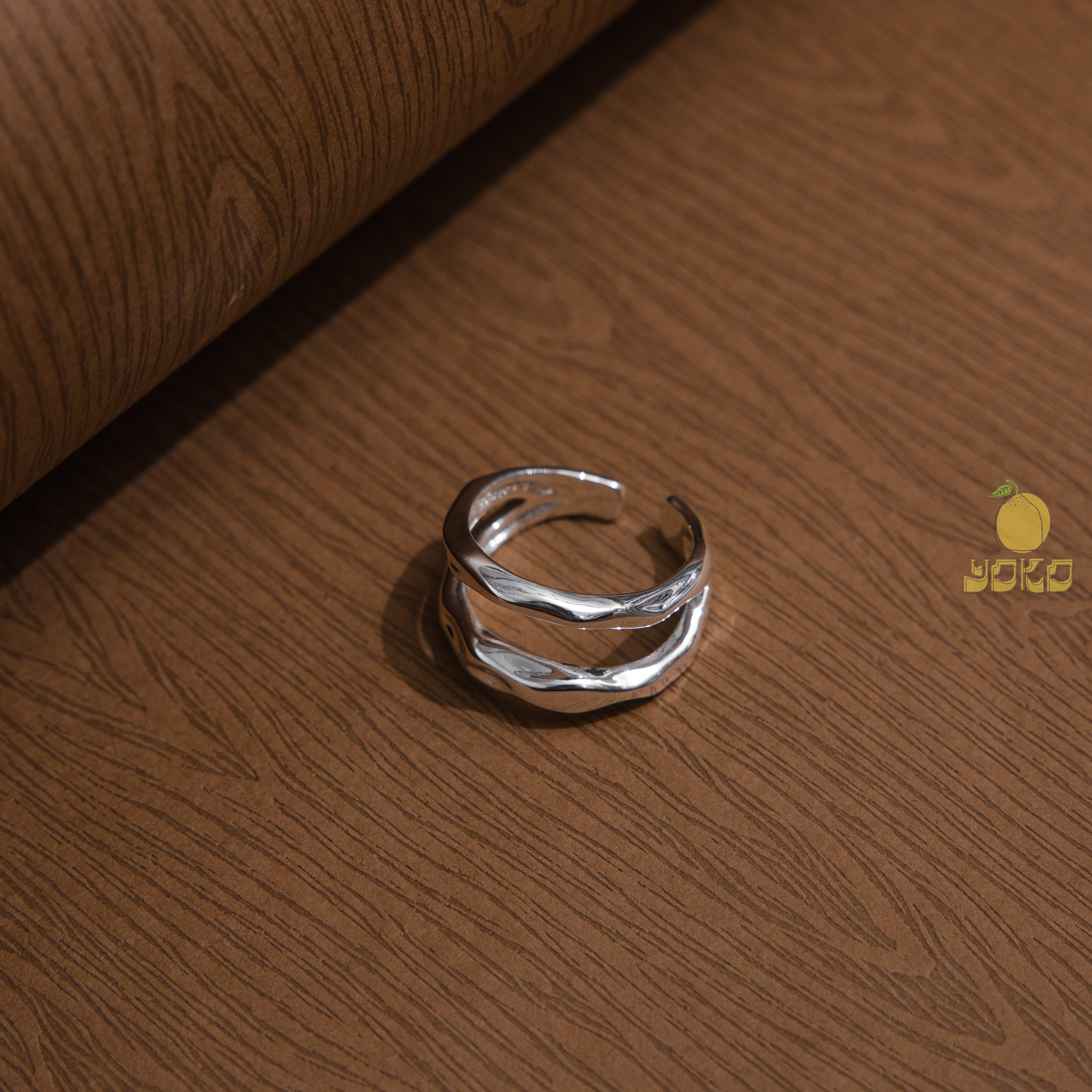 YOKO - 雙層金屬戒