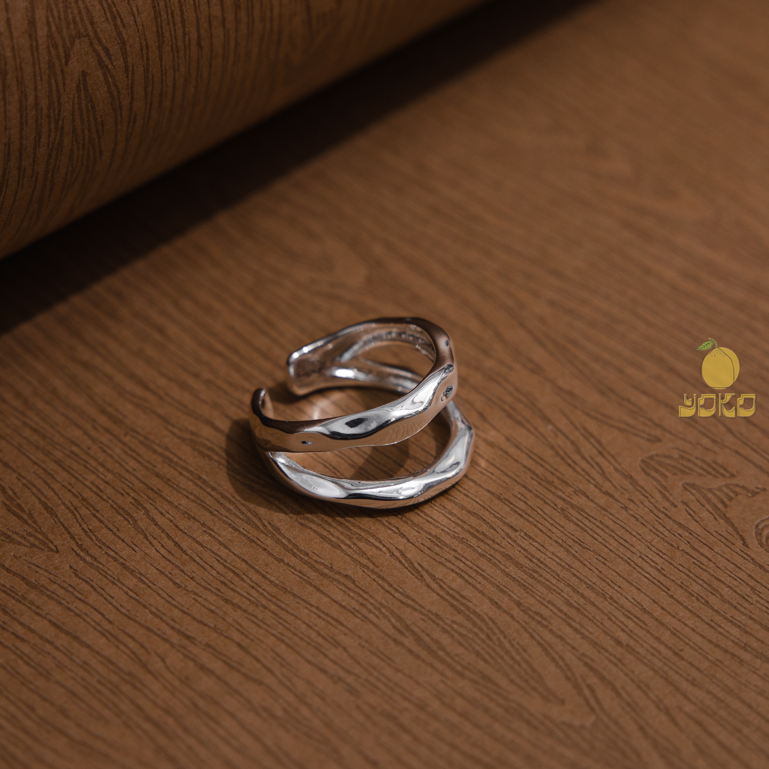 YOKO - 雙層金屬戒