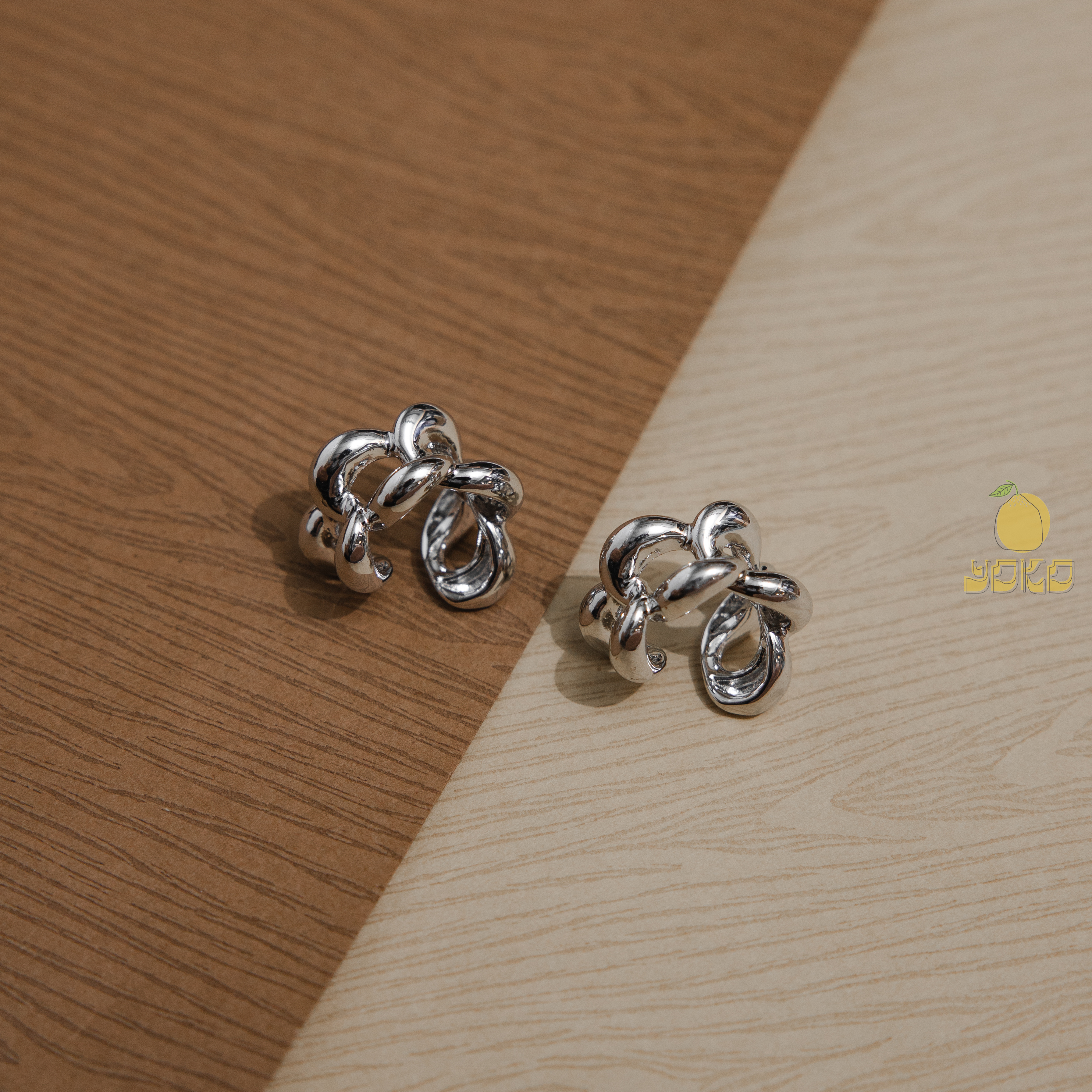 YOKO - 簍空耳骨夾