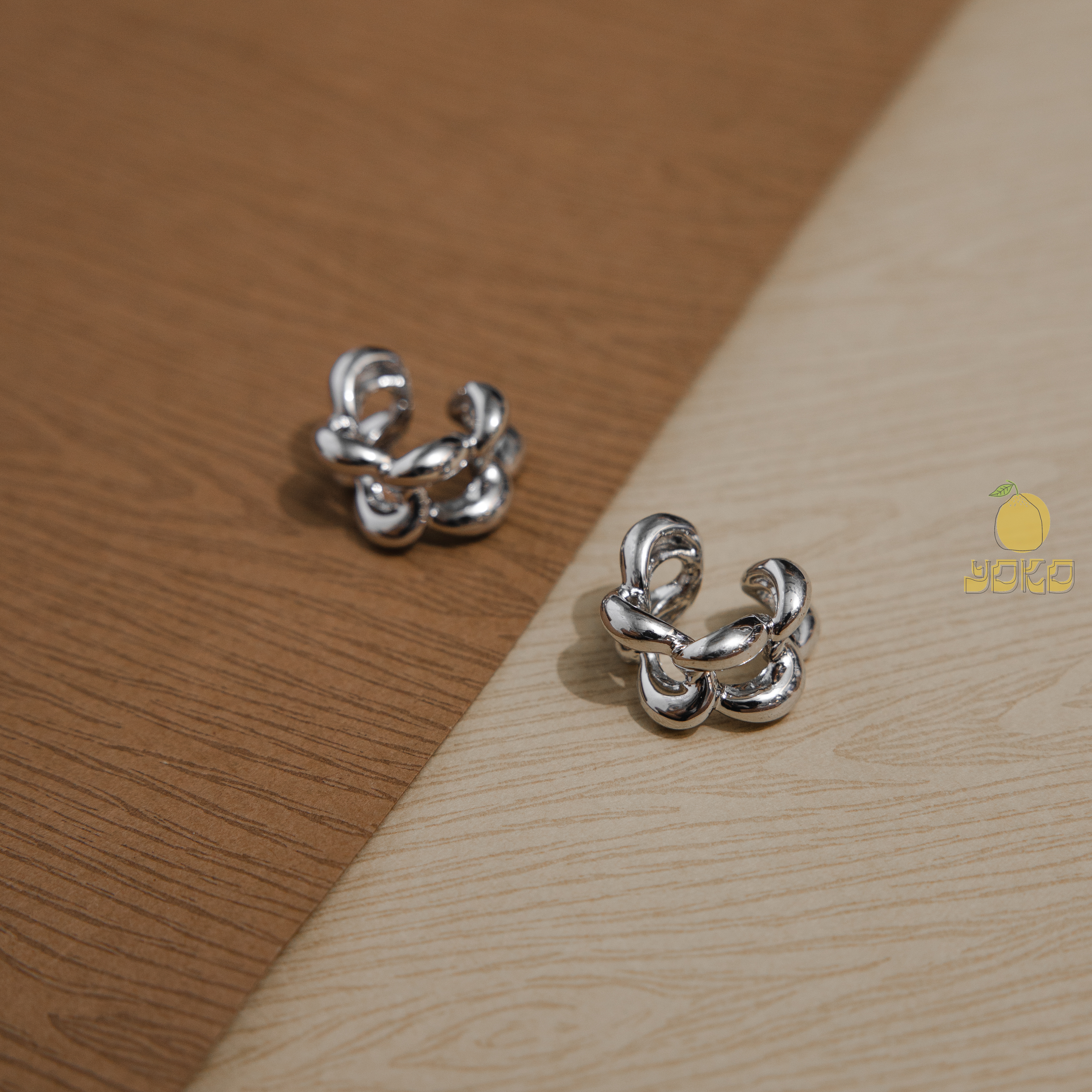 YOKO - 簍空耳骨夾