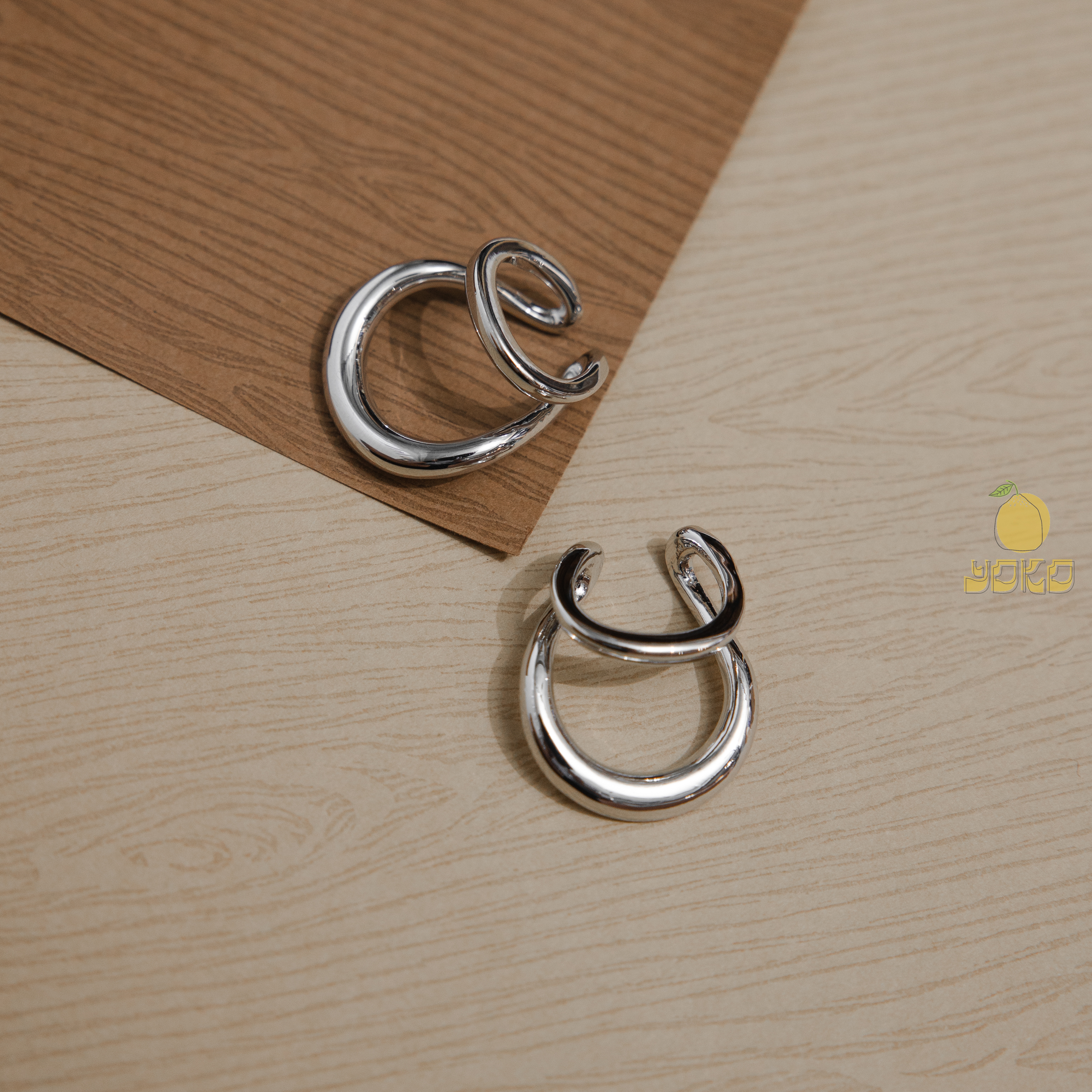 YOKO - 雙層金屬耳扣