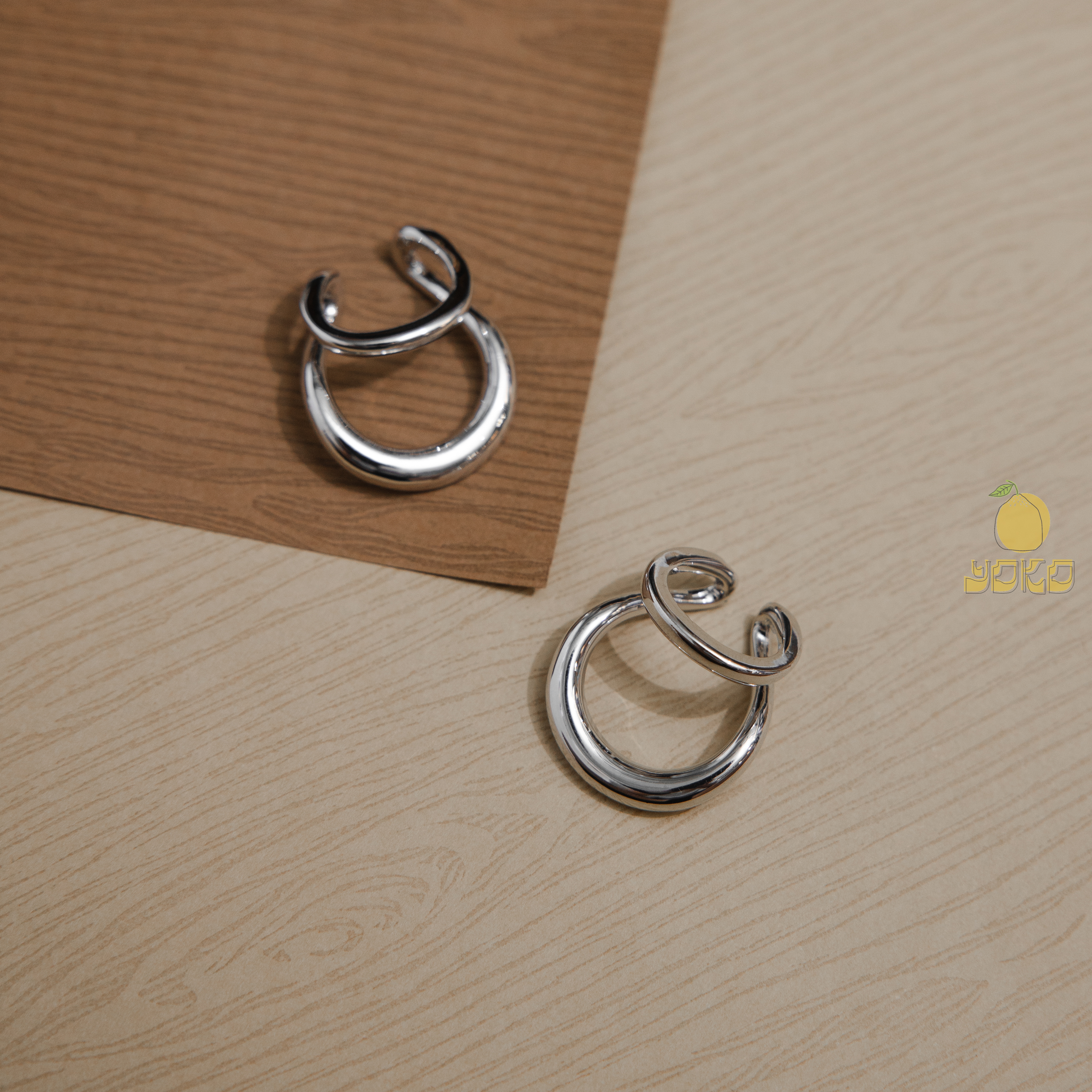 YOKO - 雙層金屬耳扣