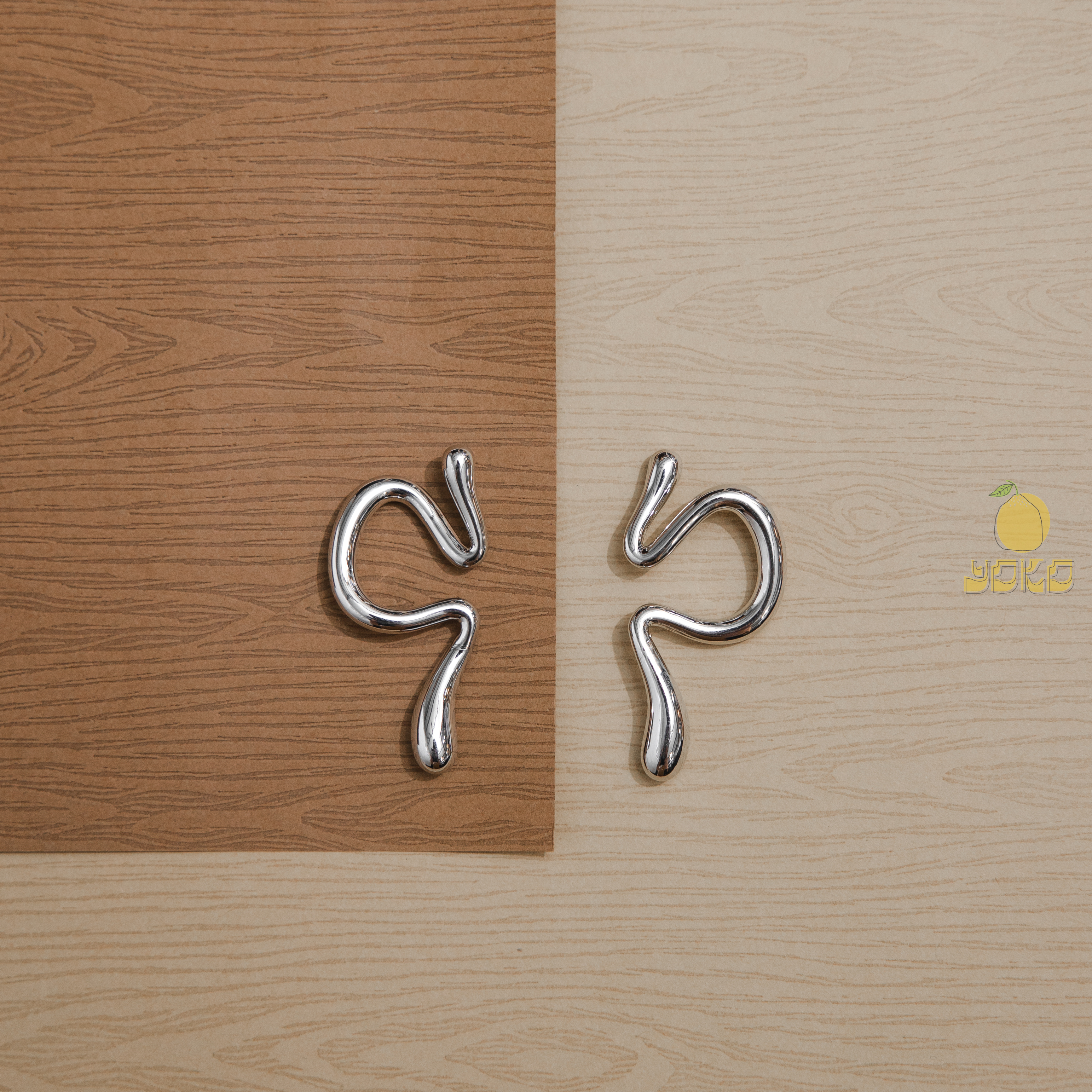 YOKO - 不規則耳骨夾