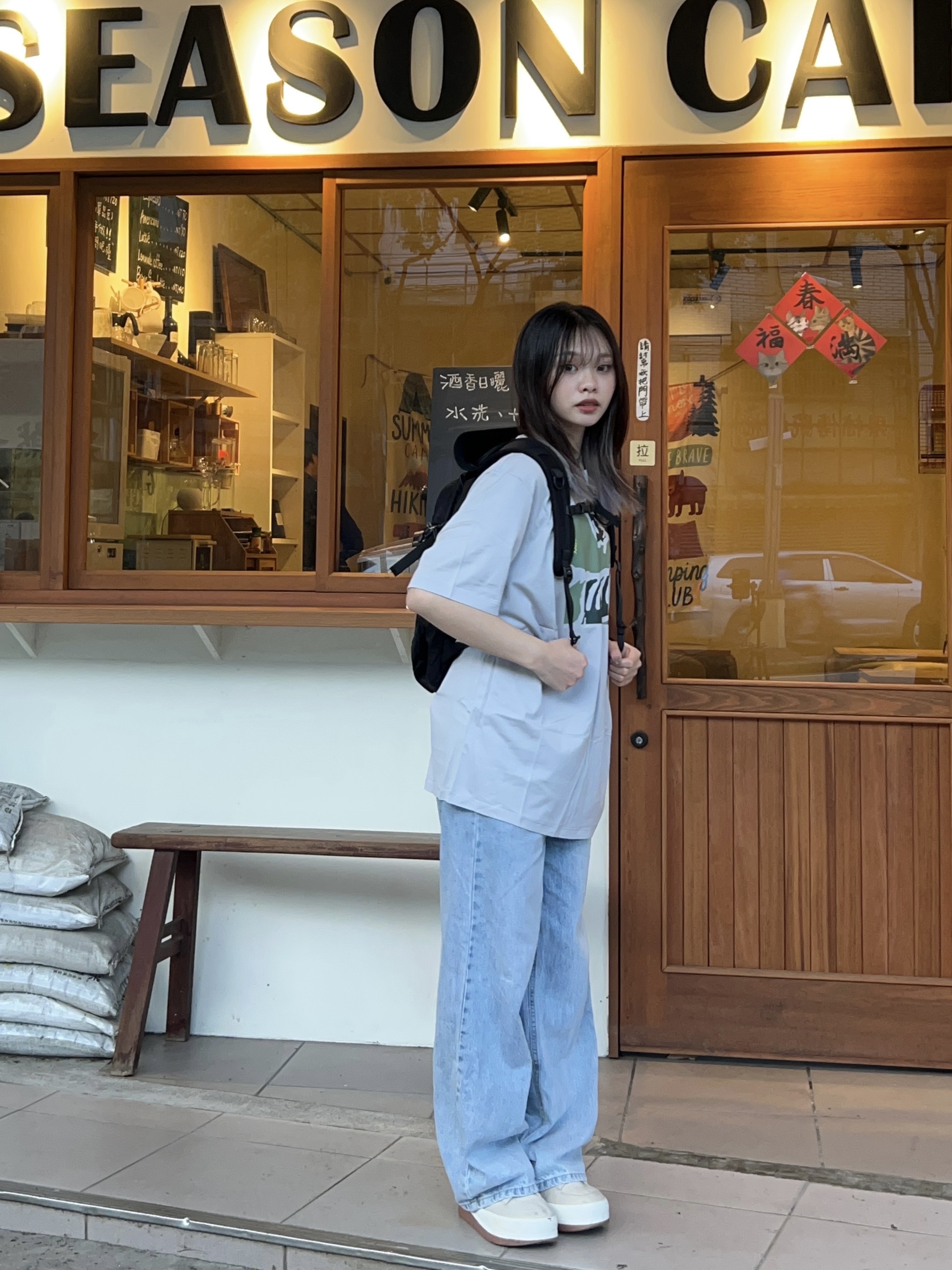 【代購】Arcteryx始祖鳥 始祖鳥 Skeletile SS 字母印花套頭圓領短袖 美式復古 正肩T恤 L07873200