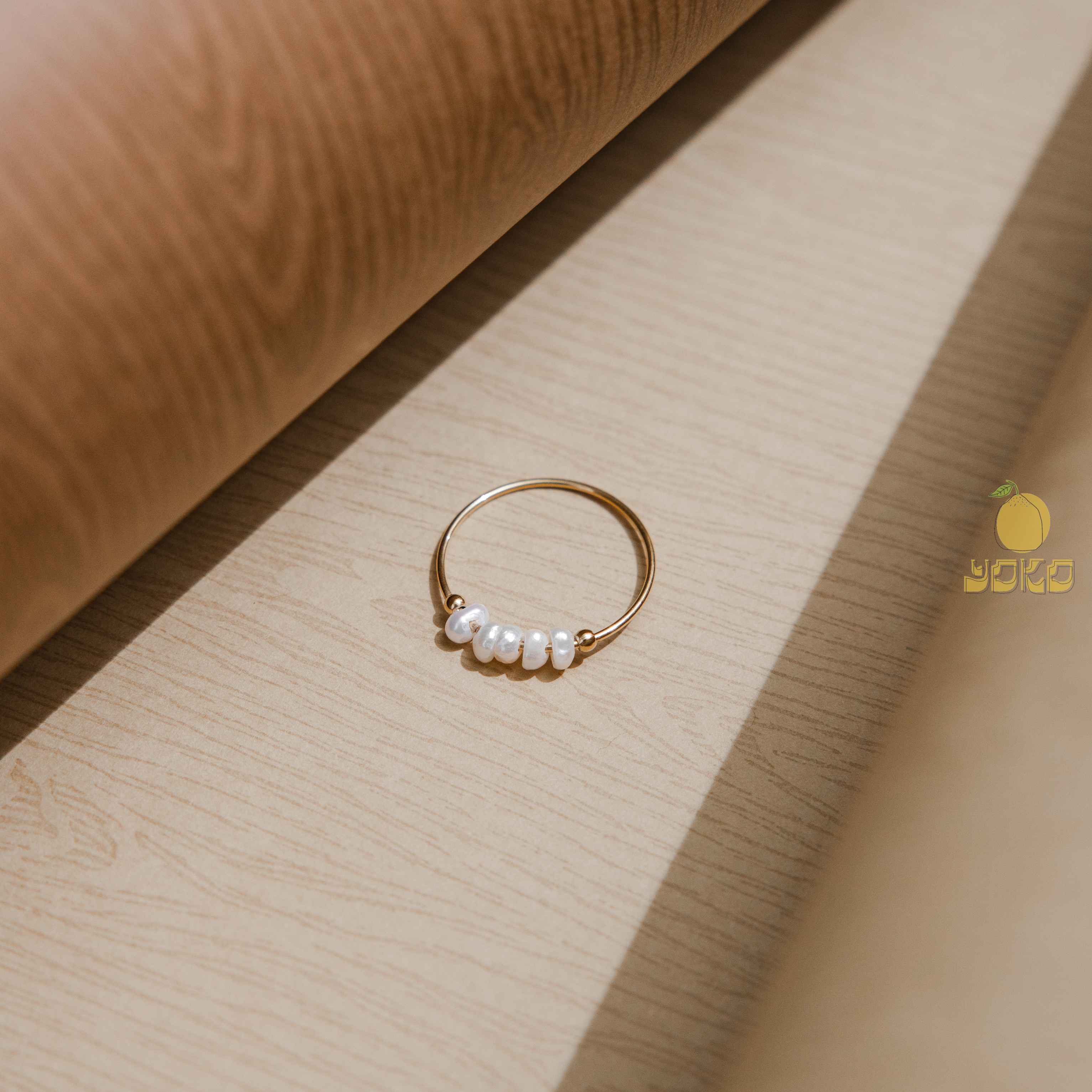 YOKO - 細珍珠戒