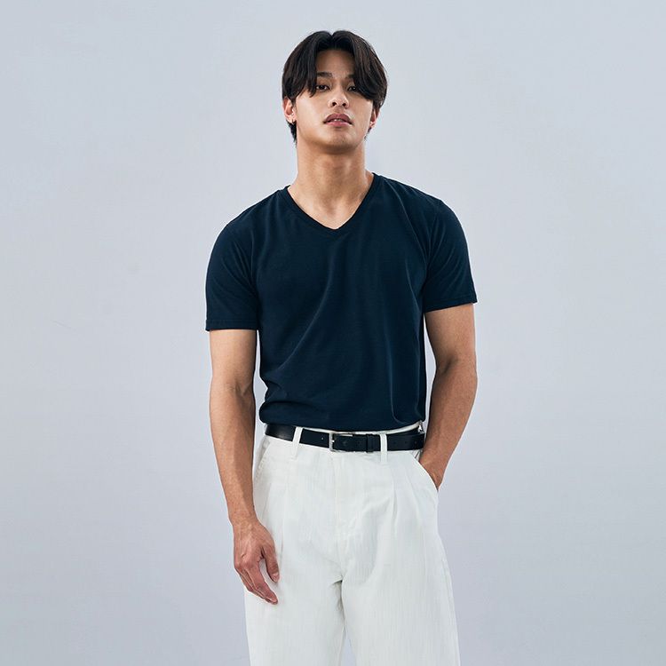 ｜庫瑪V領｜短版V領 修飾臉型