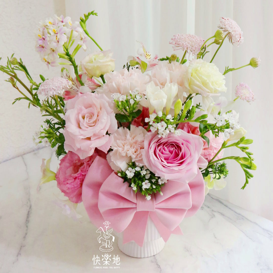 ❖獨家❖ 馨愛蝴蝶結 I 鮮花盆花 AF240520