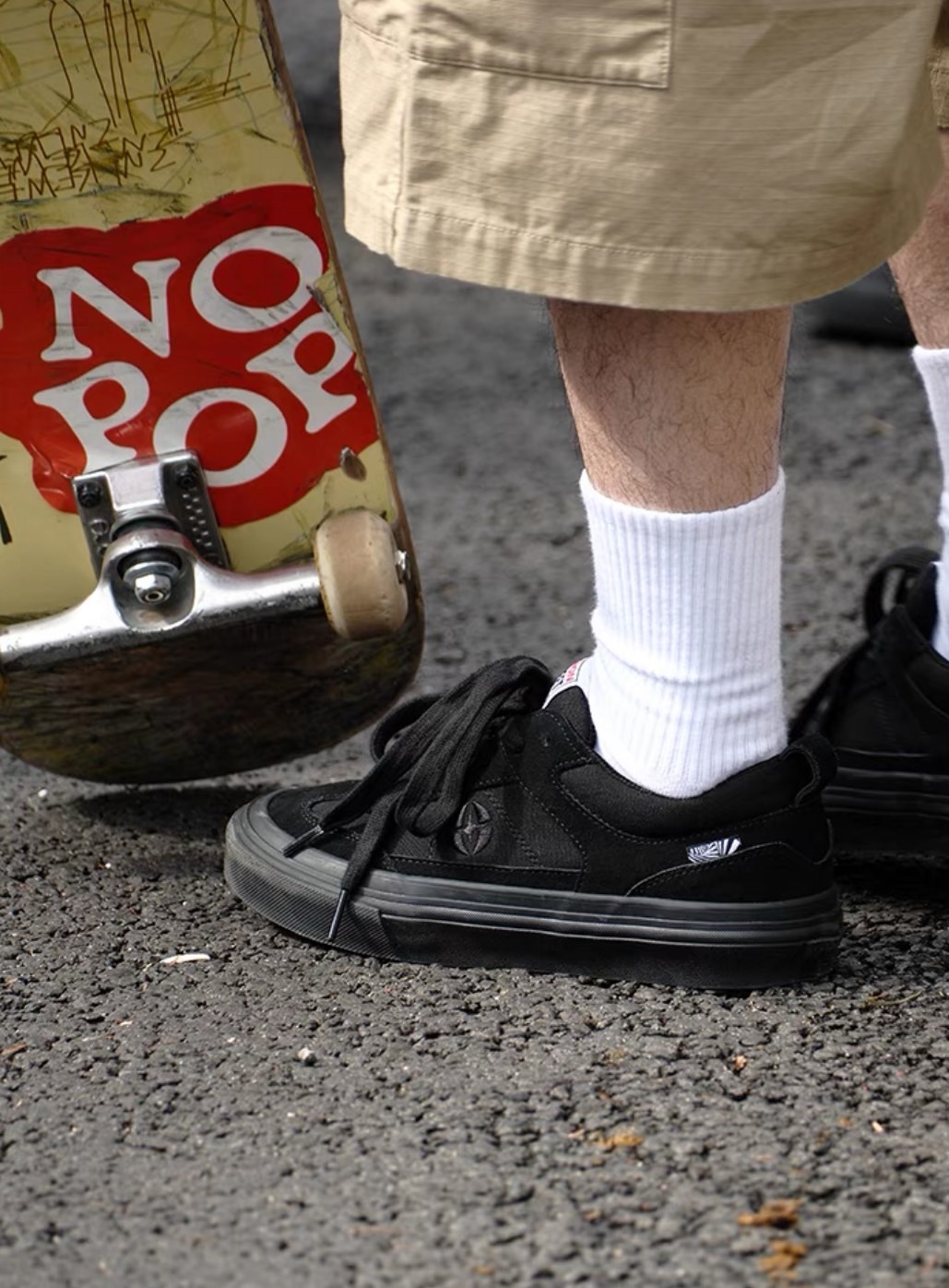 Vision Street Wear CHOPPER 復古街頭滑板鞋 武士黑