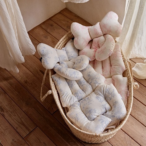 TOILE DE JOUY童話世界系列📔~法式圖紋嬰兒車墊/頸枕