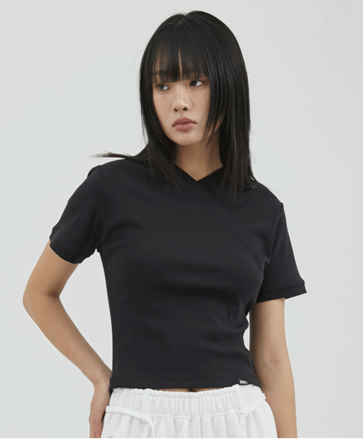 預訂｜ACOVER LONG STYLE V-NECK TEE (3 COLOR)