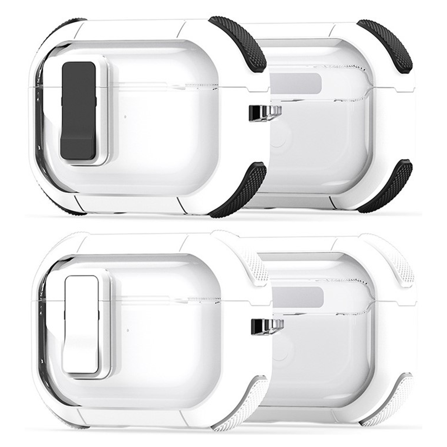 XPRO - Clear Armor Auto Lock - Airpods 4 Pro 2 Case 高度防撞安全鎖透明保護套