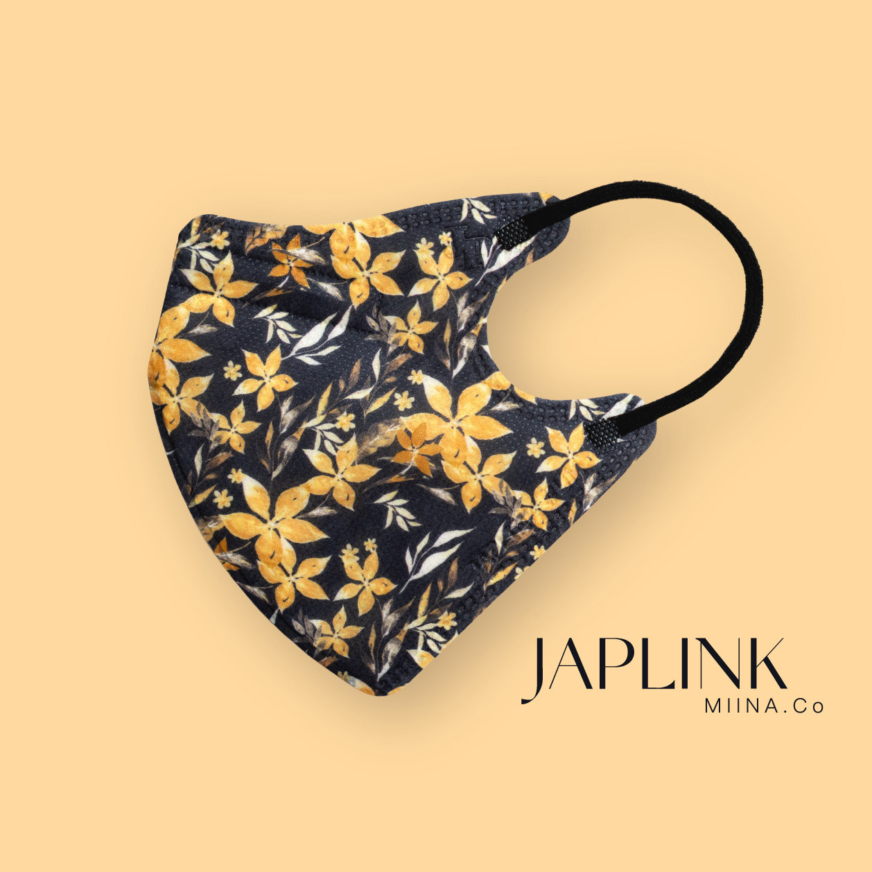 JAPLINK MASK 立體口罩【 HEPA 設計款 】璀璨金花