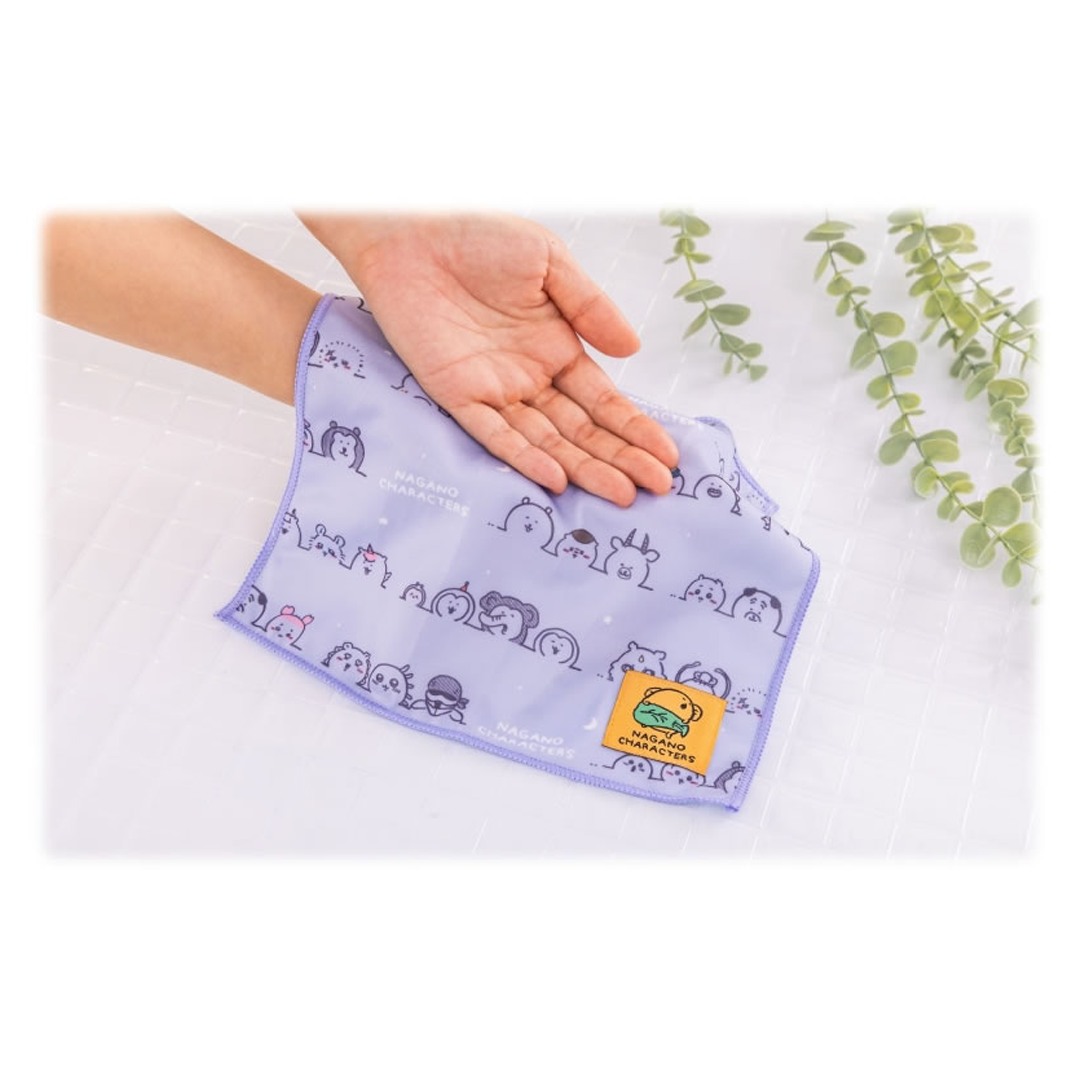 預訂｜Nagano Characters 涼感方巾 (紫色)