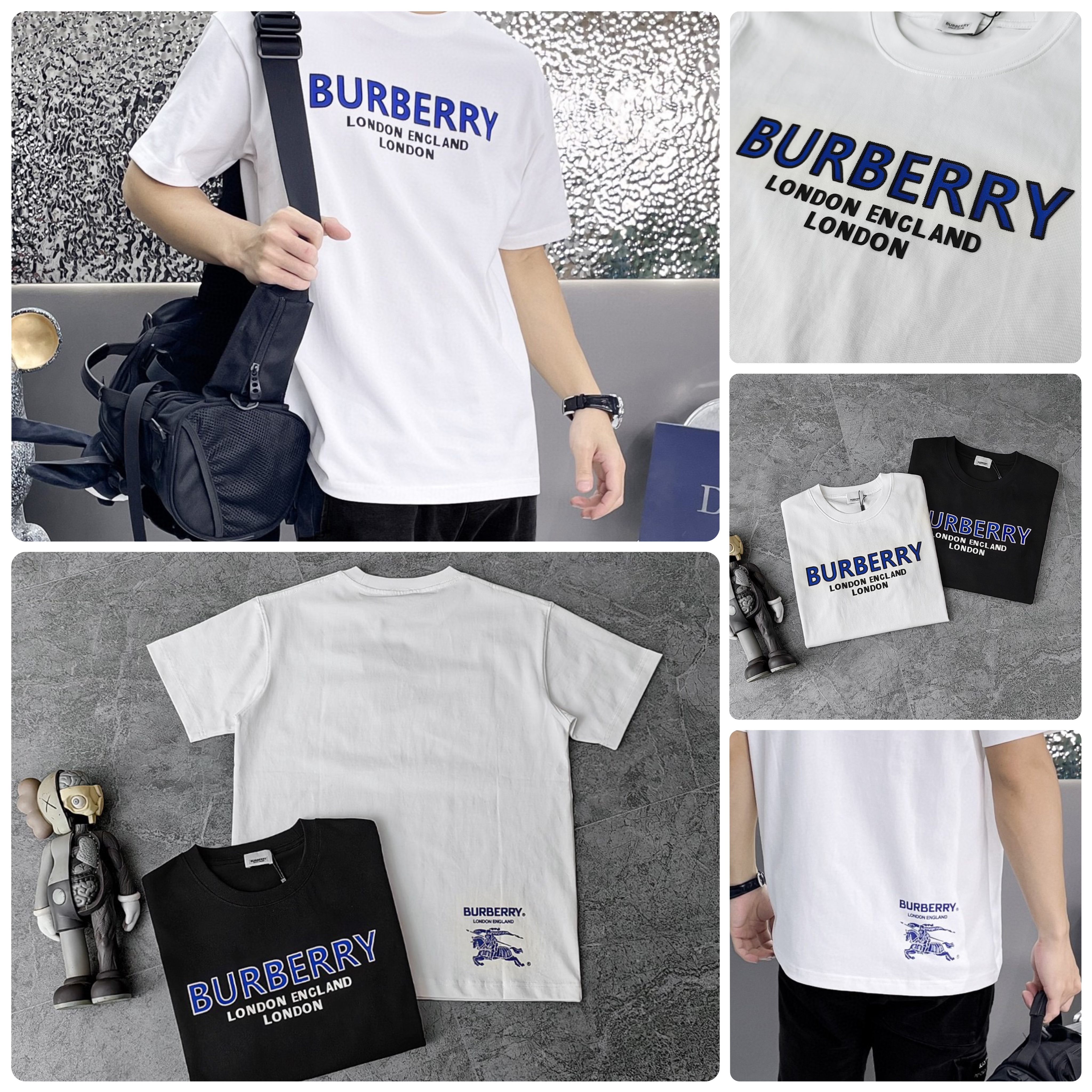 型格👱🏻‍♂️Bur*berry 大Logo印花Tee-2400609