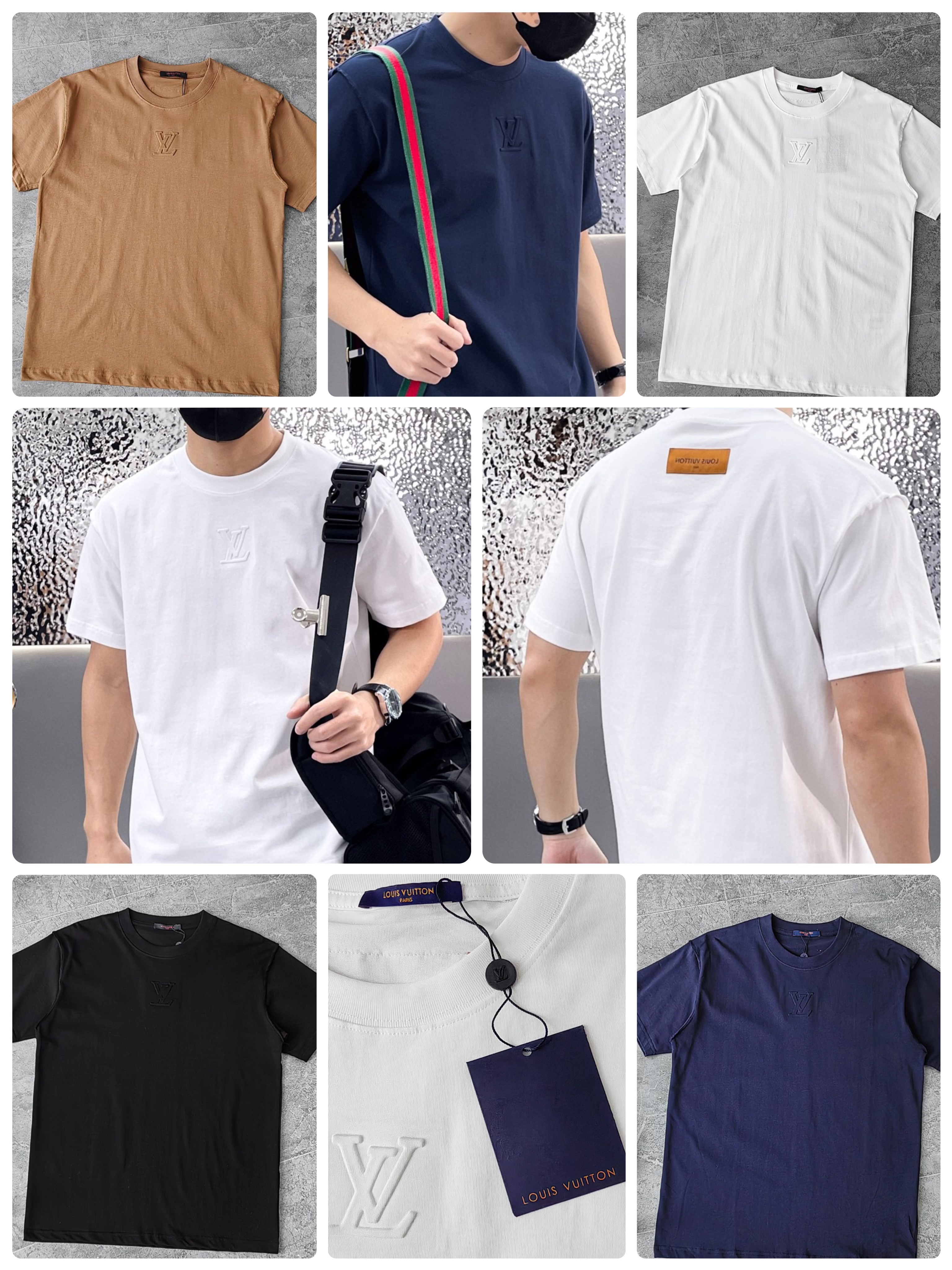 L*V 純棉☁️☁️凹凸壓花Tee-2400610