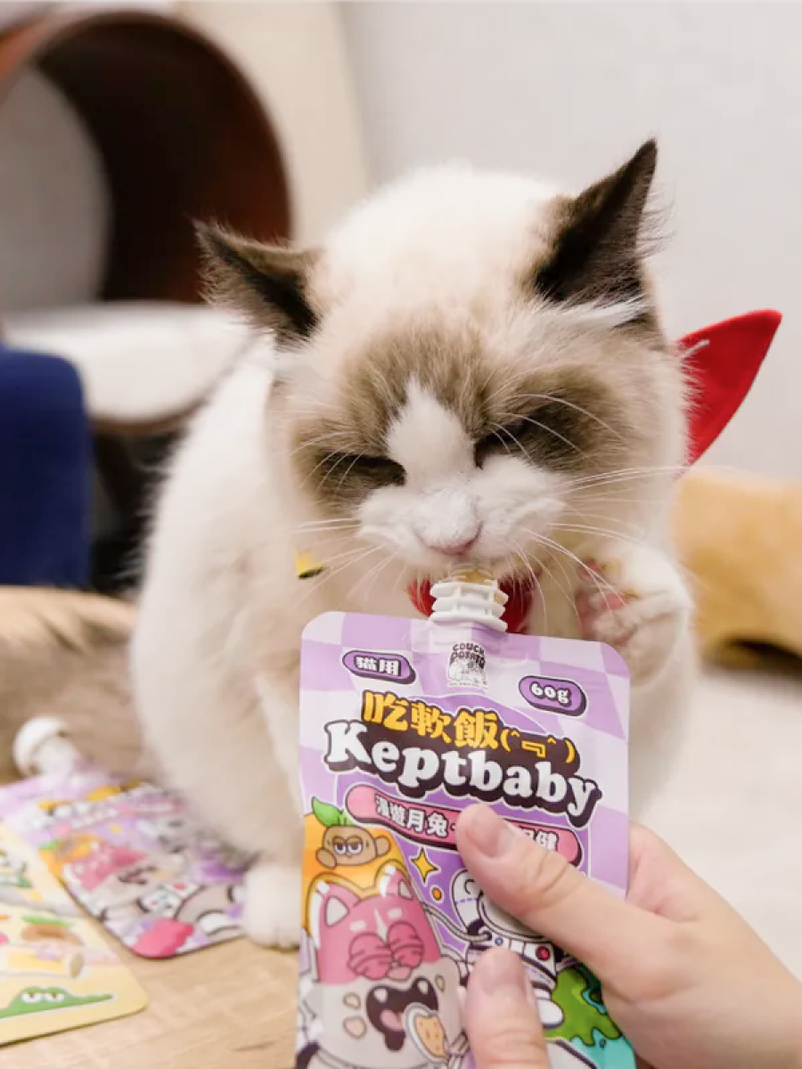 【Couth Potato 沙發馬鈴薯】貓 | Keptbaby吃軟飯 骨肉泥主食餐包｜放蕩野雞