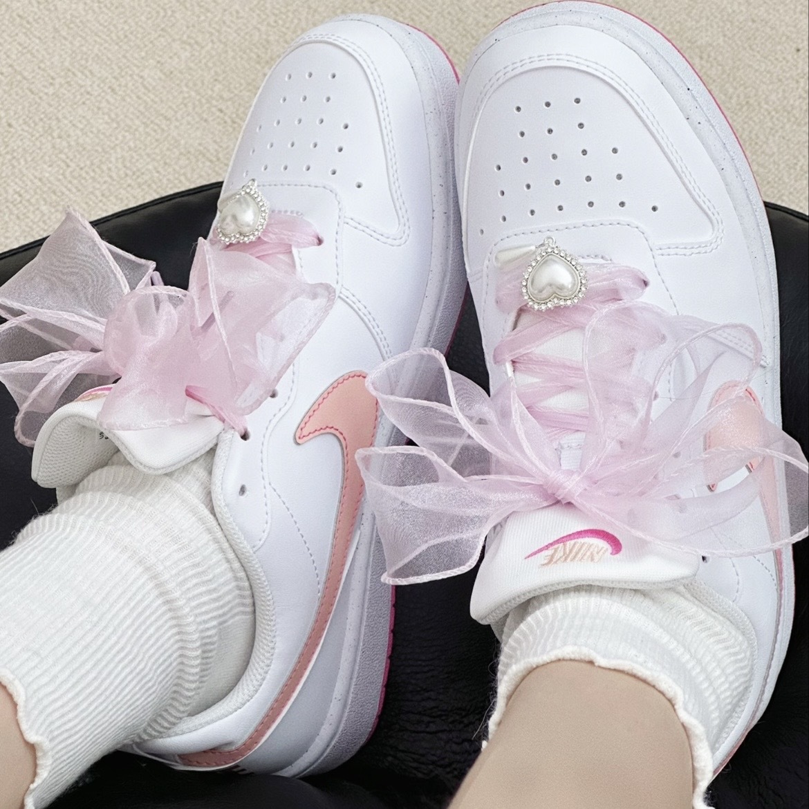 Nike Court Borough Low 蜜桃粉 海外限定 DV5456-111