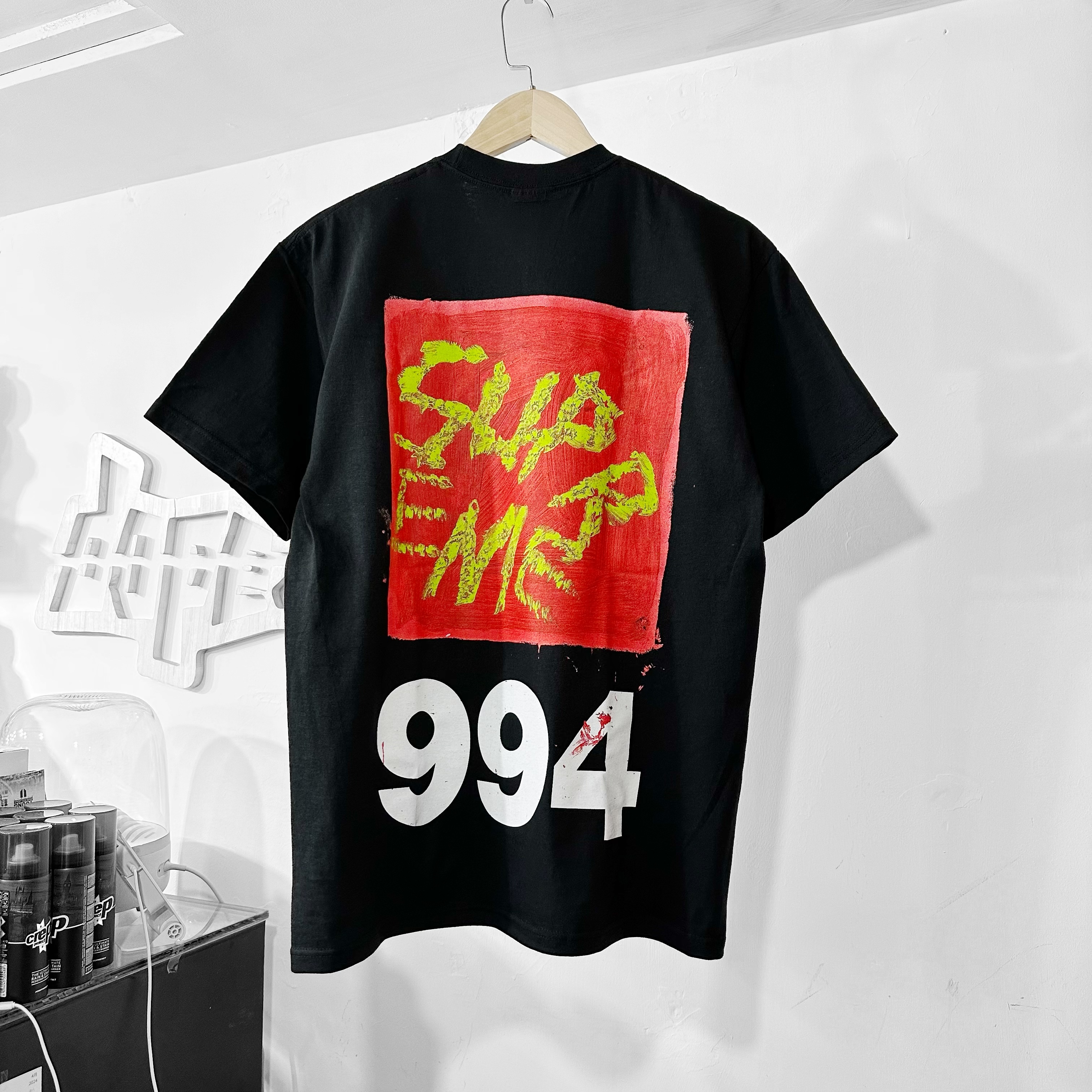 Supreme SS24 Paint Josh Smith Tee Black