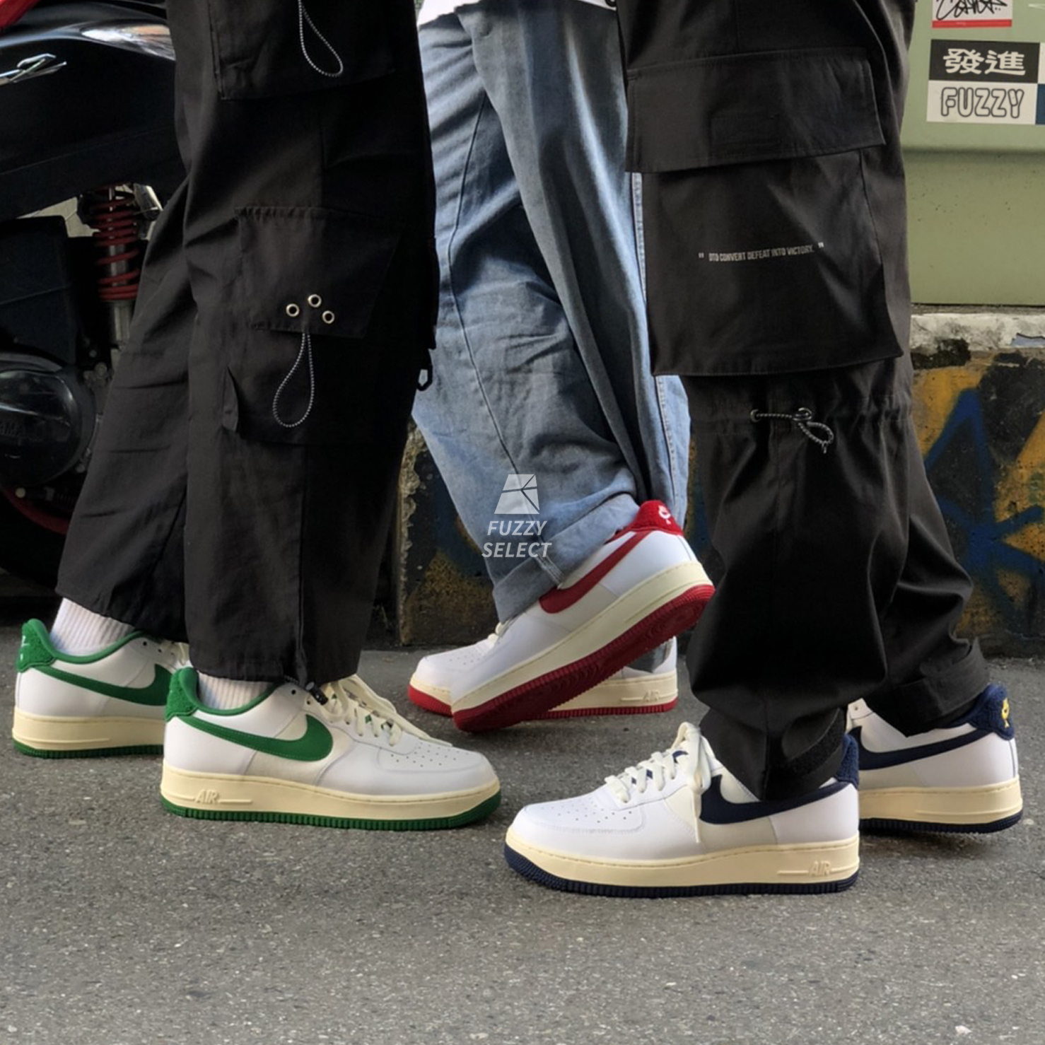 【逢甲 FUZZY】Nike Air Force 1 "White Gym Red Sail" 奶油底 白紅 紅勾 DO5220-161