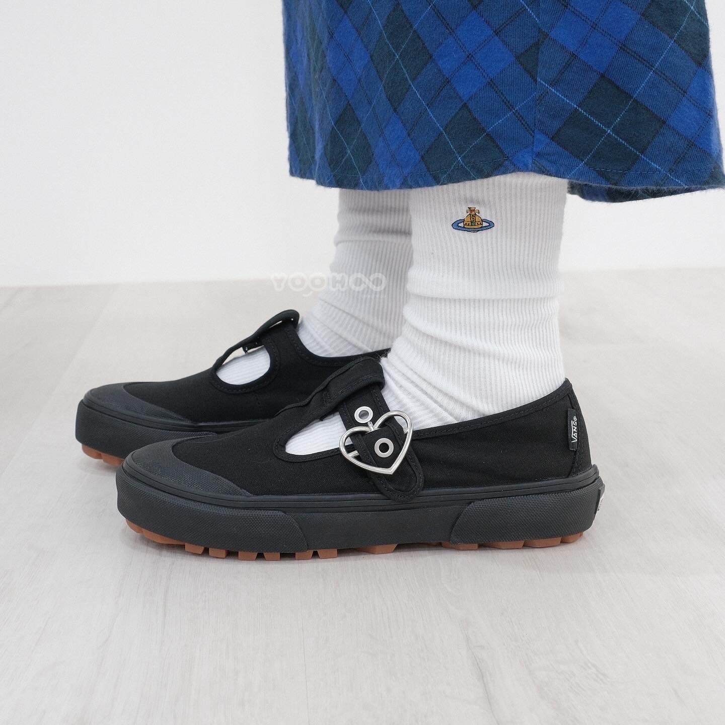 特價現貨┃VANS STYLE93 愛心釦 愛心扣 瑪莉珍 黑色