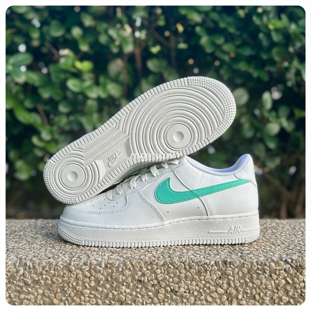 【逢甲 FUZZY】Nike Air Force 1 GS "Summit White" 薄荷綠 白綠 DV7762-104