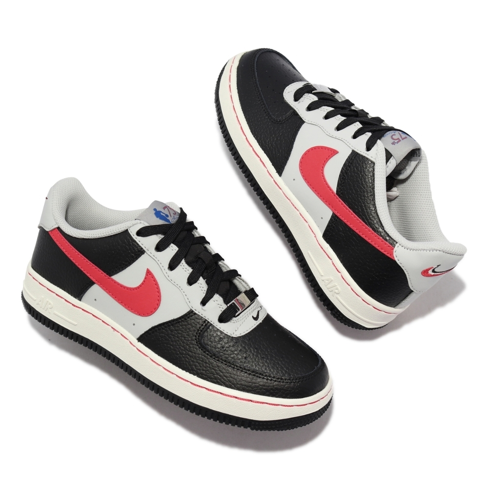 【逢甲 FUZZY】Nike Air Force 1 GS "NBA 75th Anniversary" 黑紅 DJ9993-001
