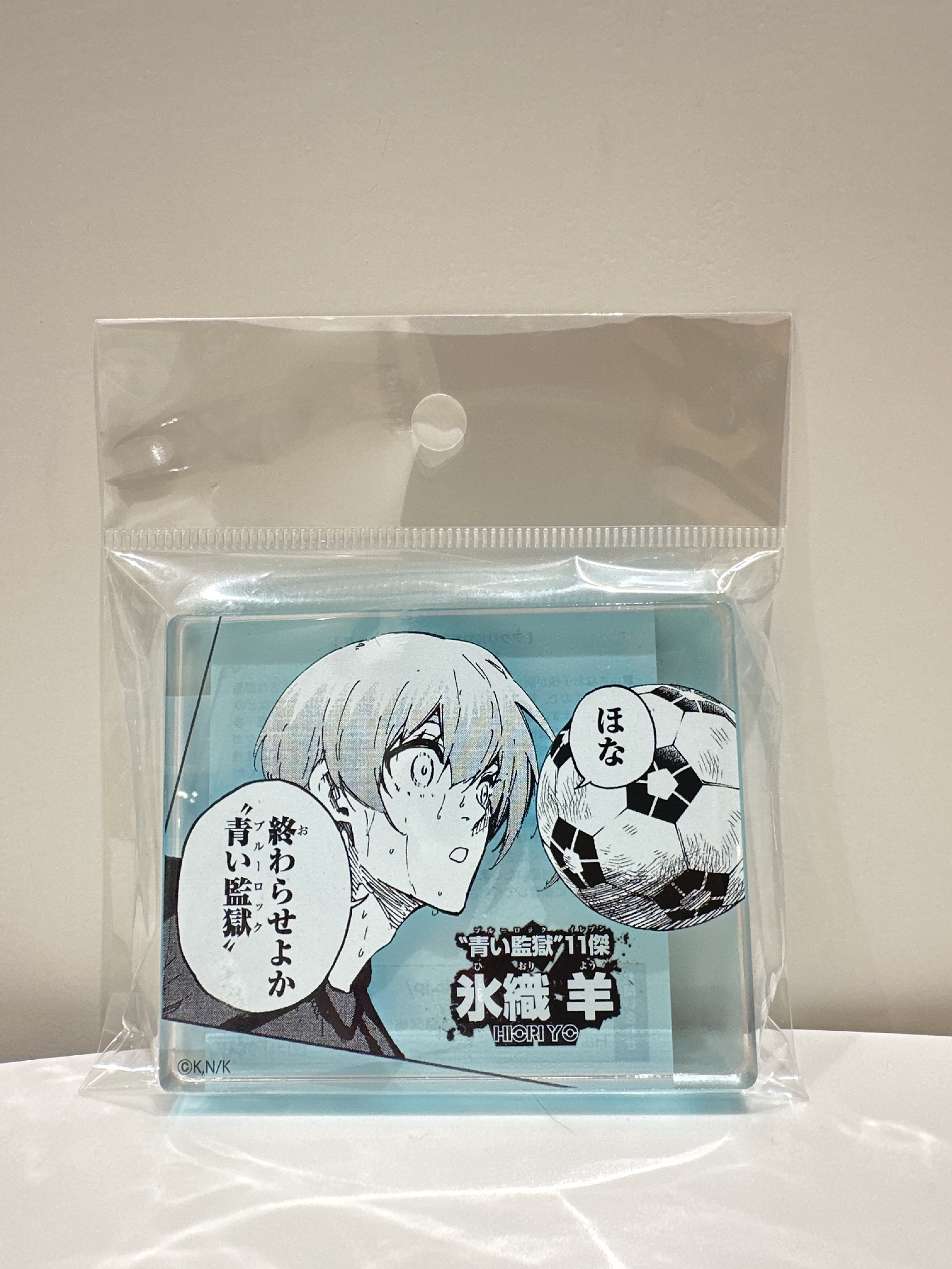 藍色監獄展 冰織羊 亞加力磚擺件