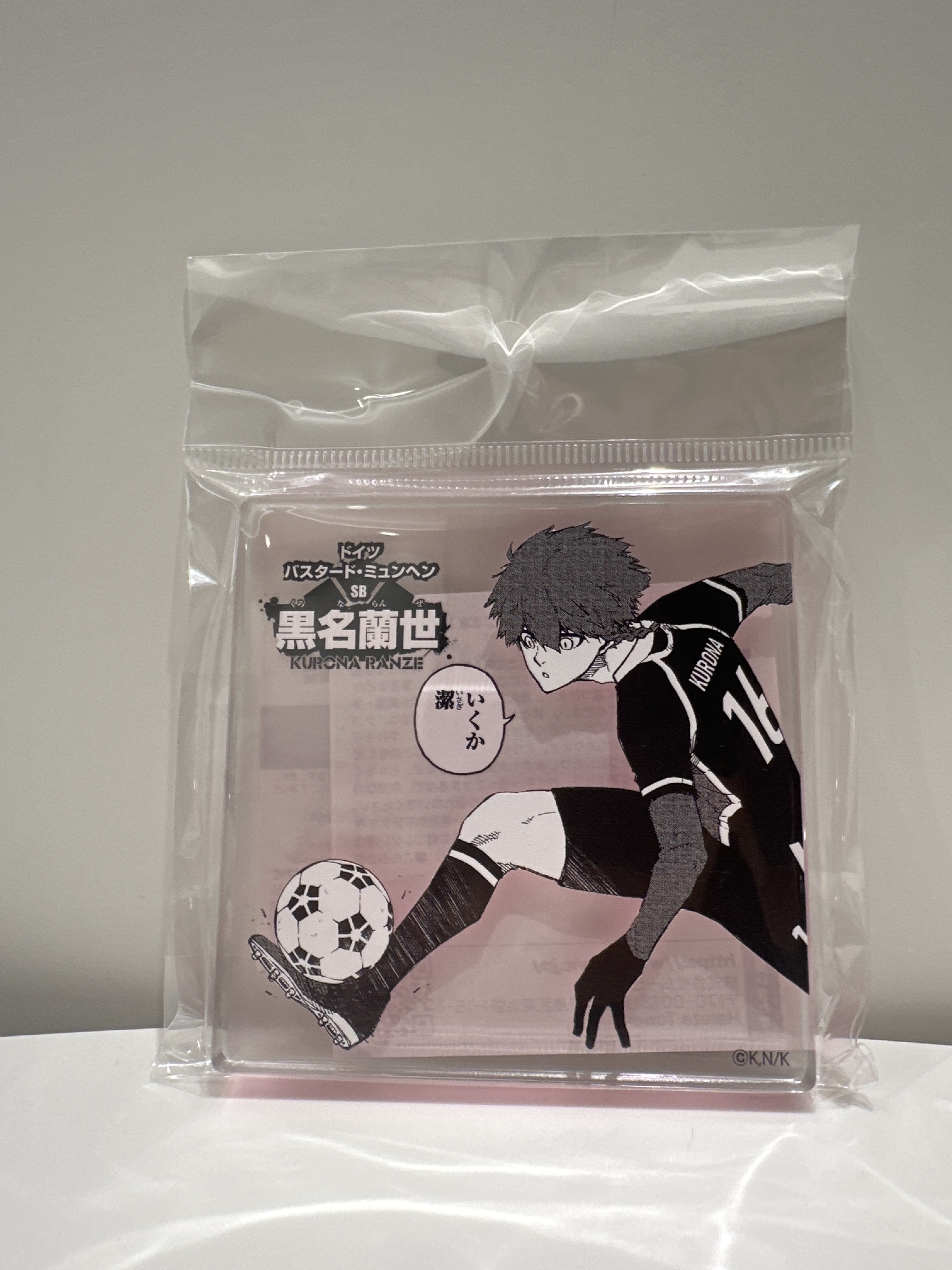 藍色監獄展 黑名蘭世 亞加力磚擺件