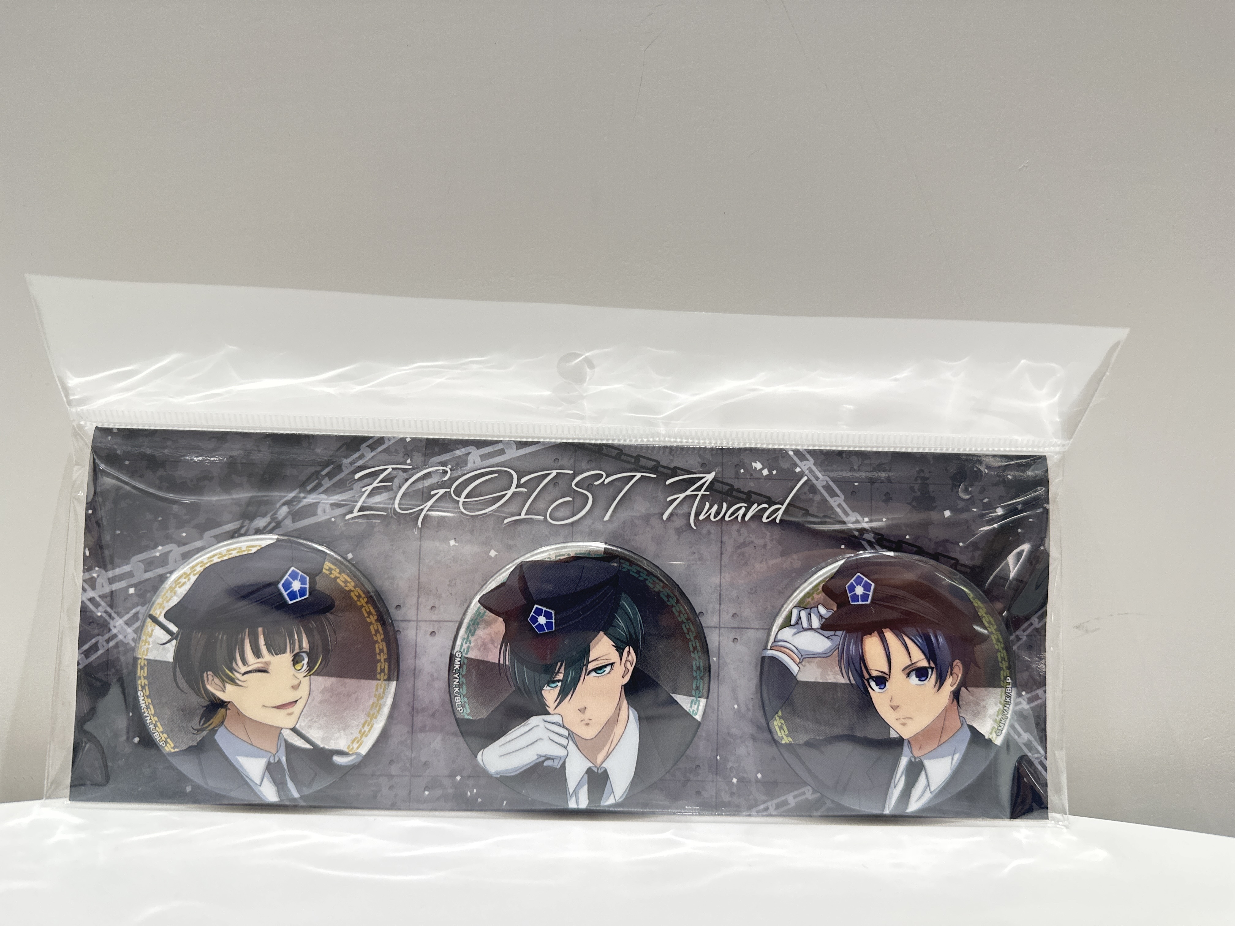 藍色監獄展 潔世一 蜂樂廻 糸師凛 襟章3個set
