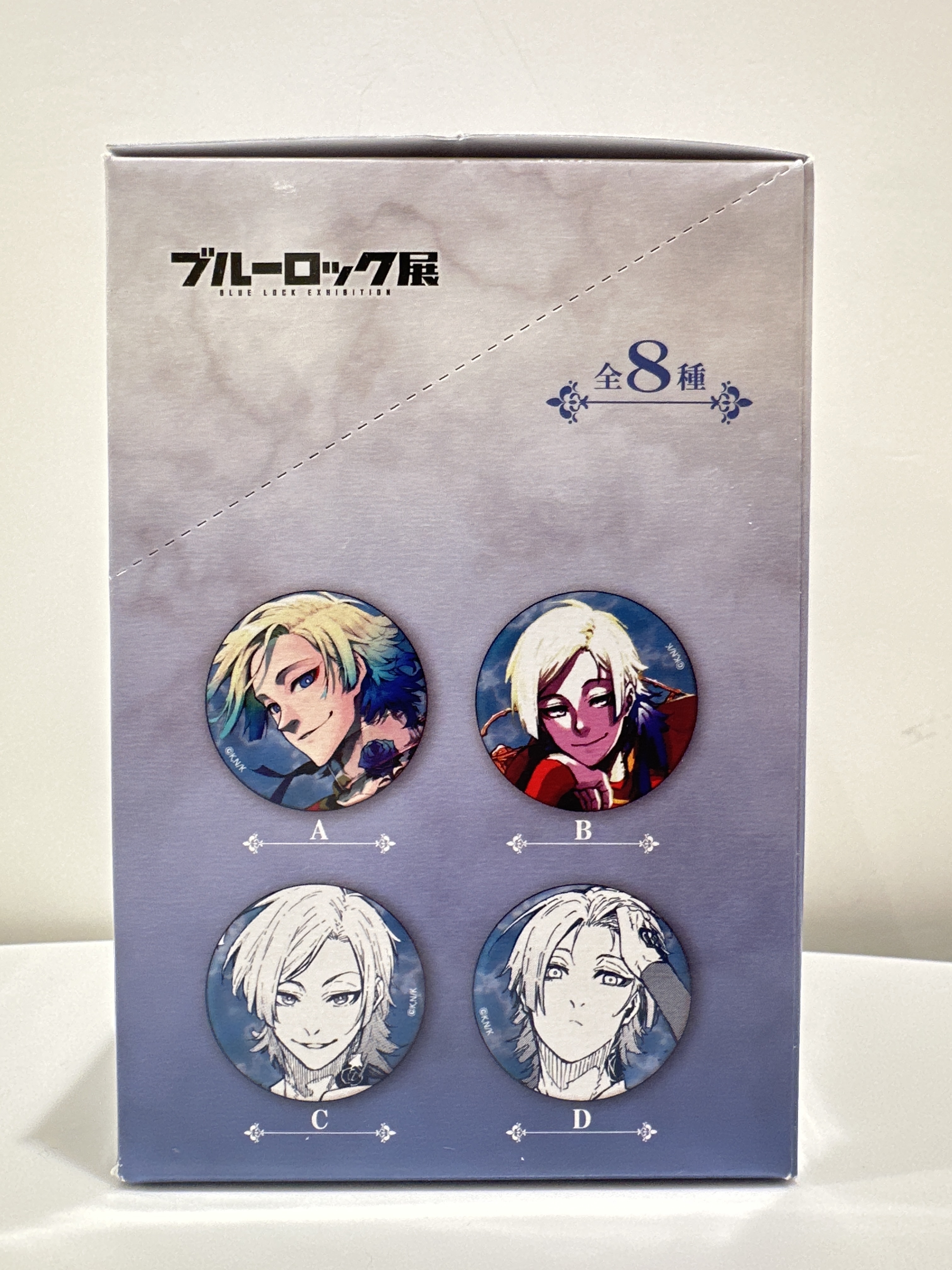 藍色監獄展 凱撒 原畫個人襟章一盒八個(外盒有微瑕)