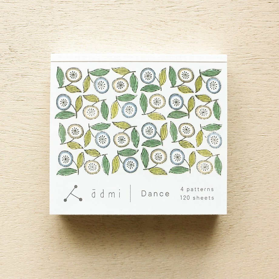 舞蹈 120枚便條本 memo｜日本表現社 x admi