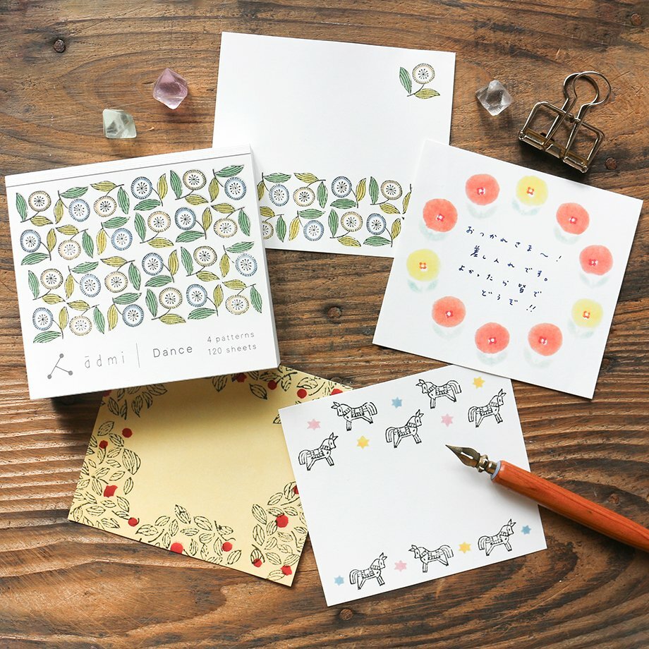 舞蹈 120枚便條本 memo｜日本表現社 x admi