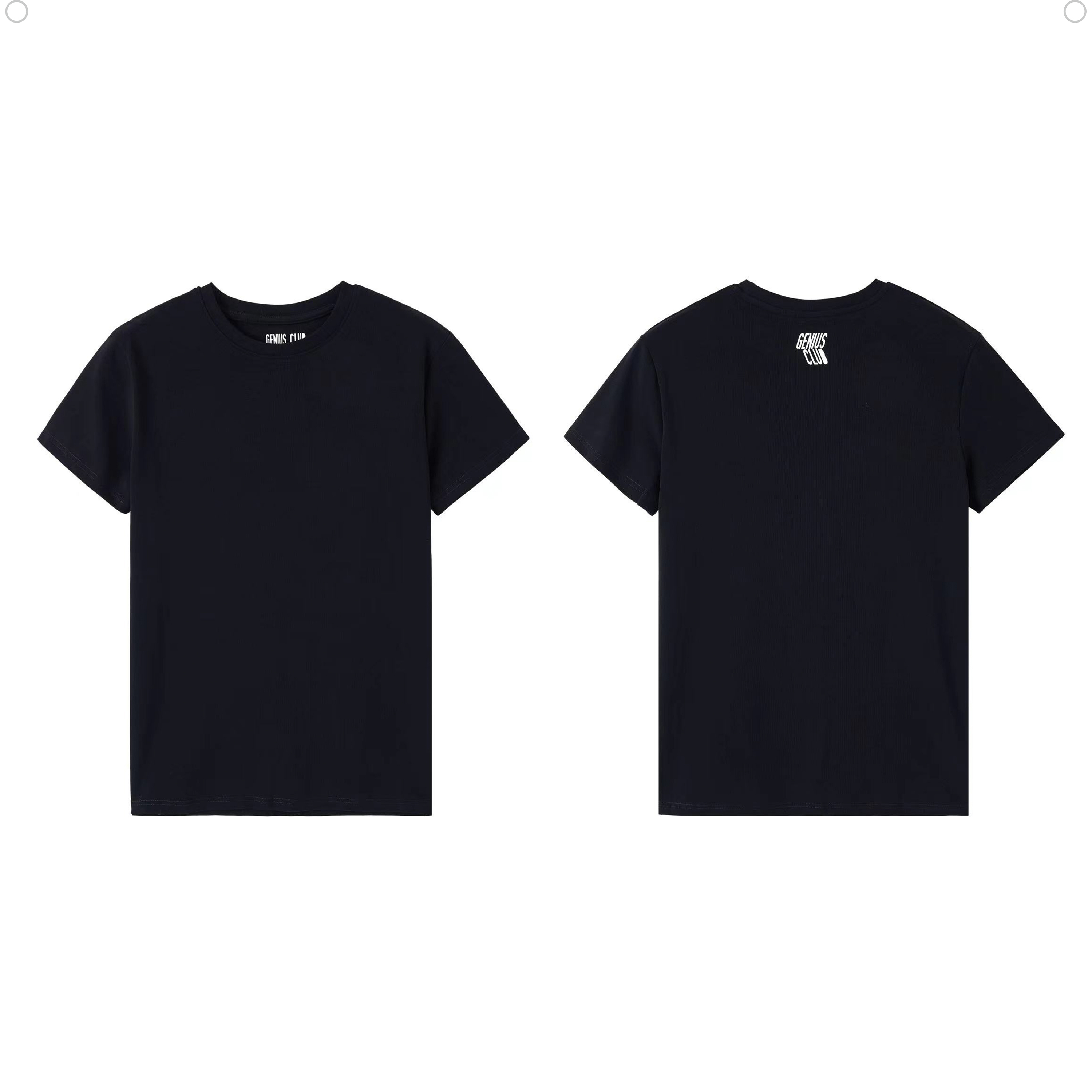 GENIUS CLUB / TAGLESS UNDERSHIRTS - BLACK