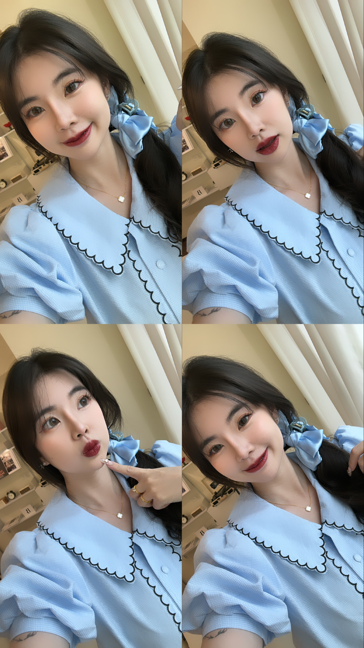 緞面大蝴蝶夾髮夾🎀