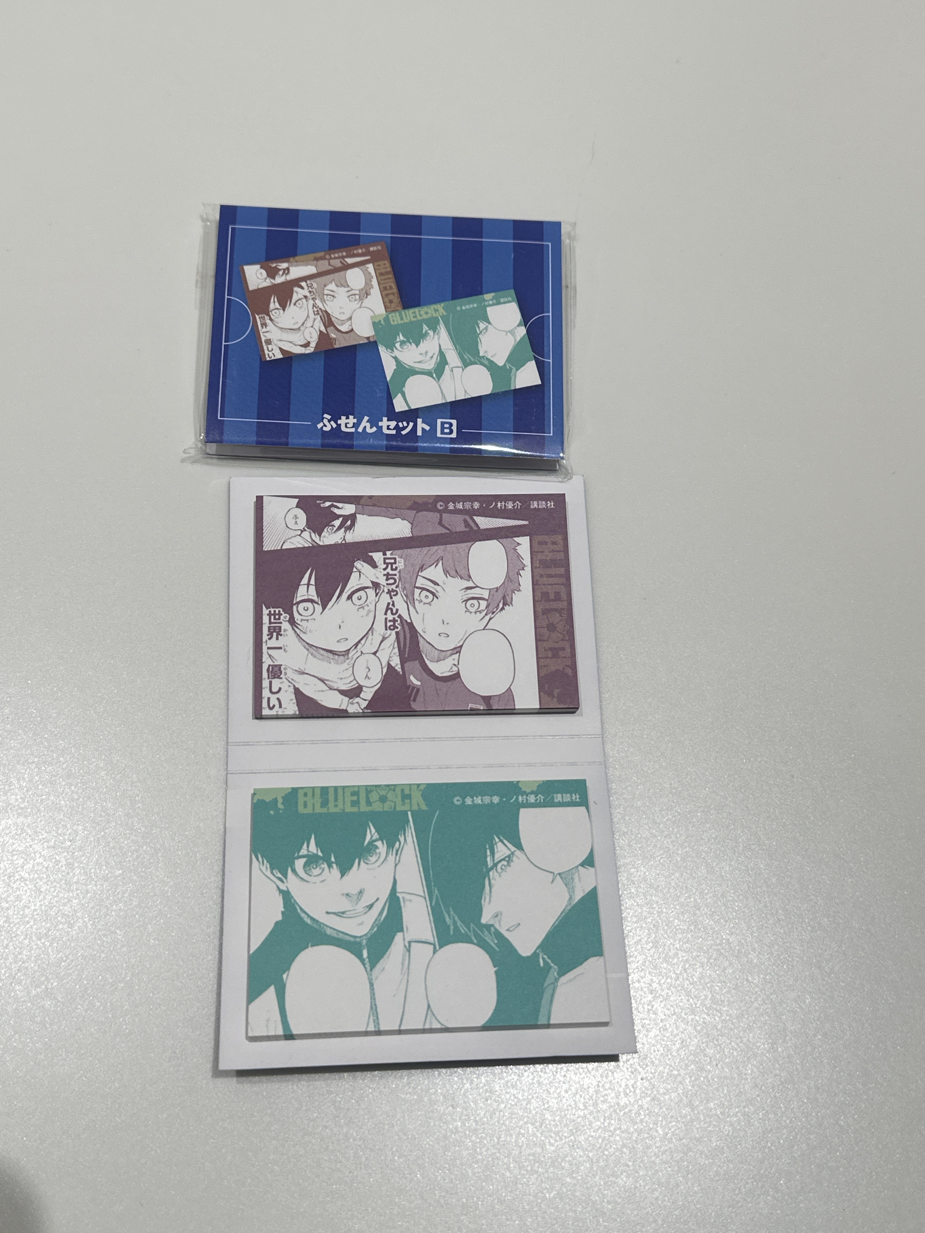 藍色監獄展 原畫便利貼B款