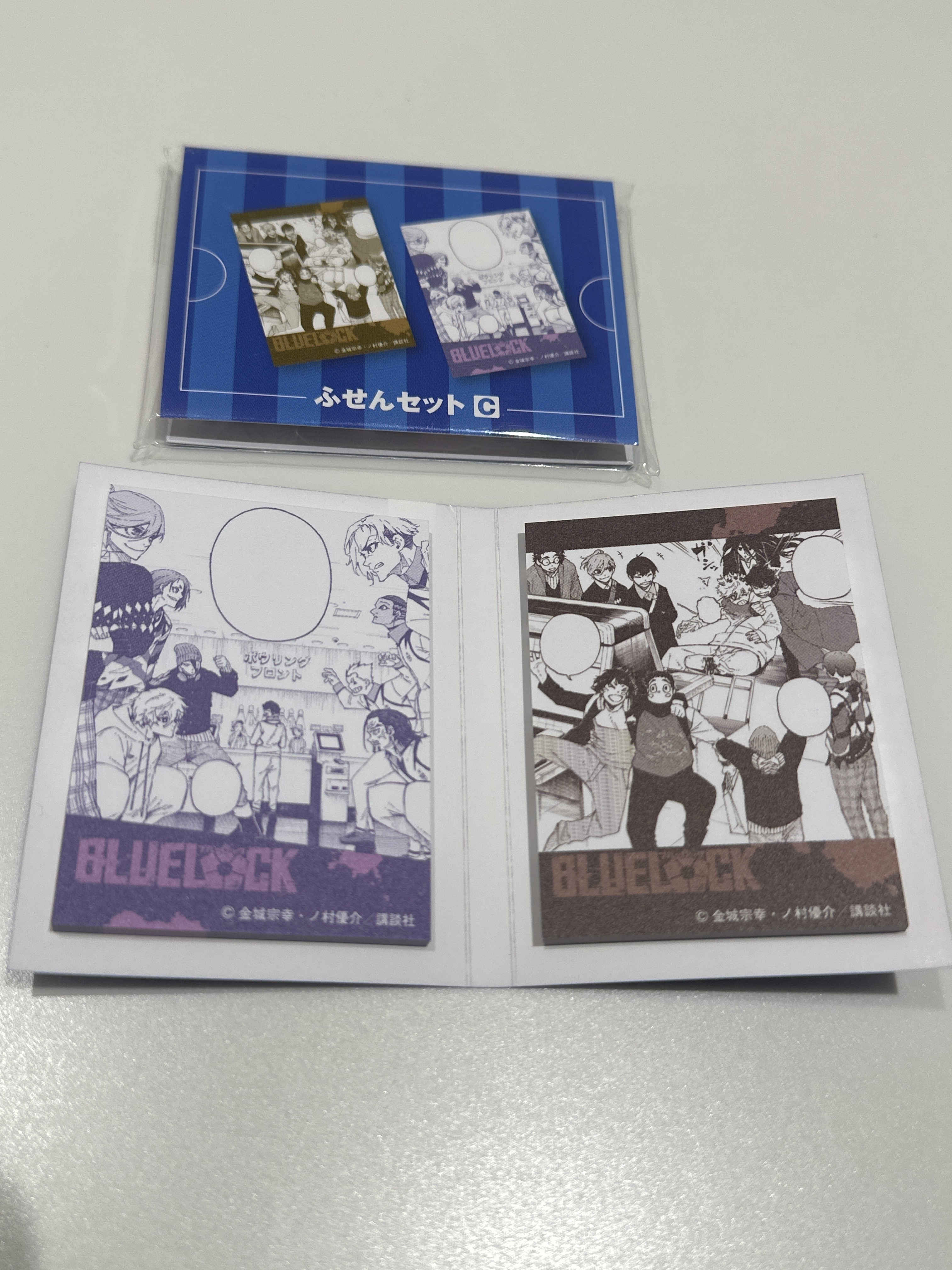 藍色監獄展 原畫便利貼C款