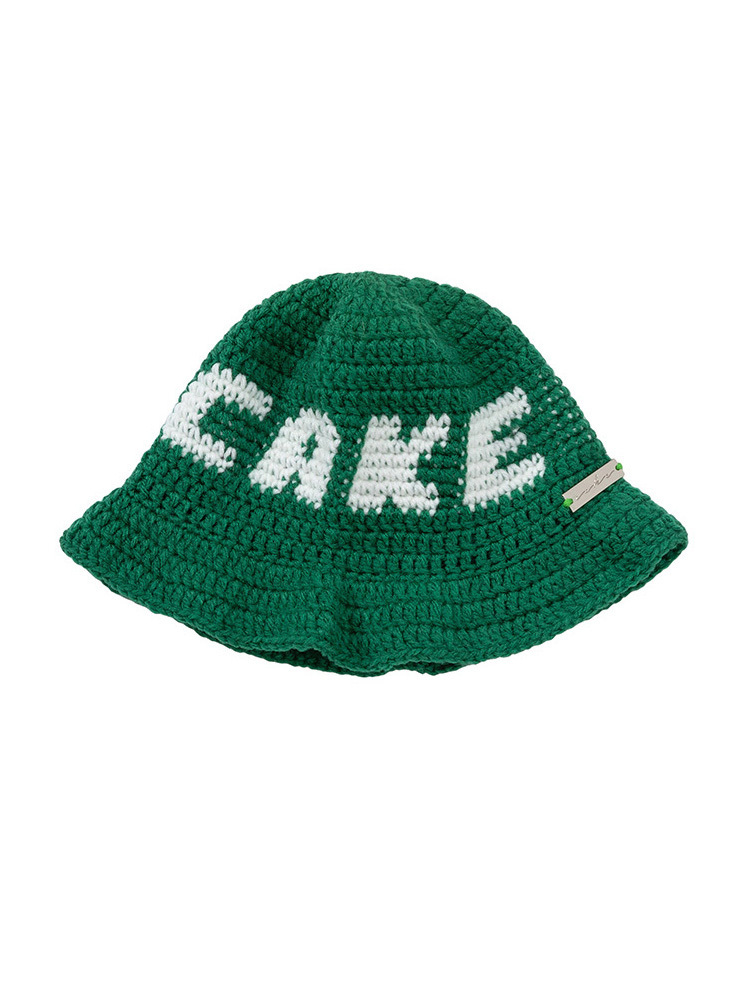 CAKE / "CAKE ASIA" x "Y.A.R.N." Handmade Knit hat - Green